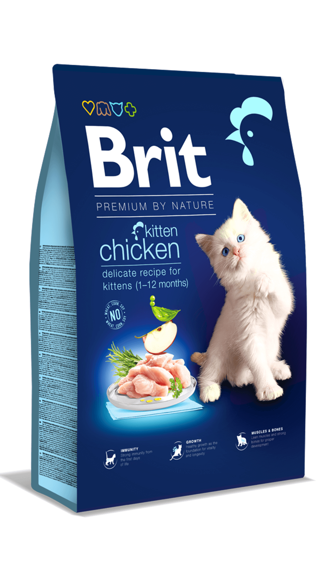 Brit Premium By Nature Tavuklu Yavru Kedi Maması 8kg
