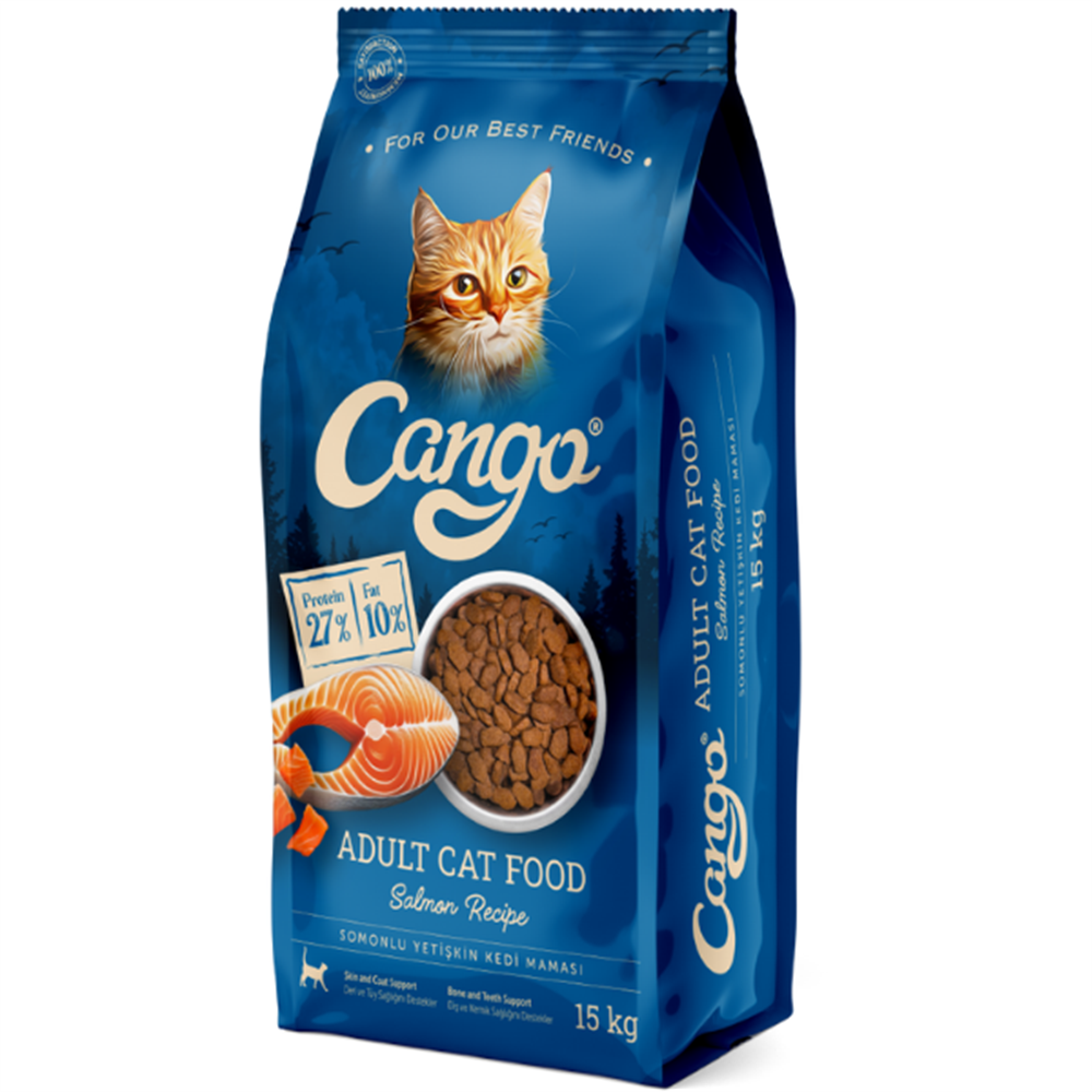 Cango Adult Cat Food Somonlu Yetişkin Kedi Maması 15 Kg