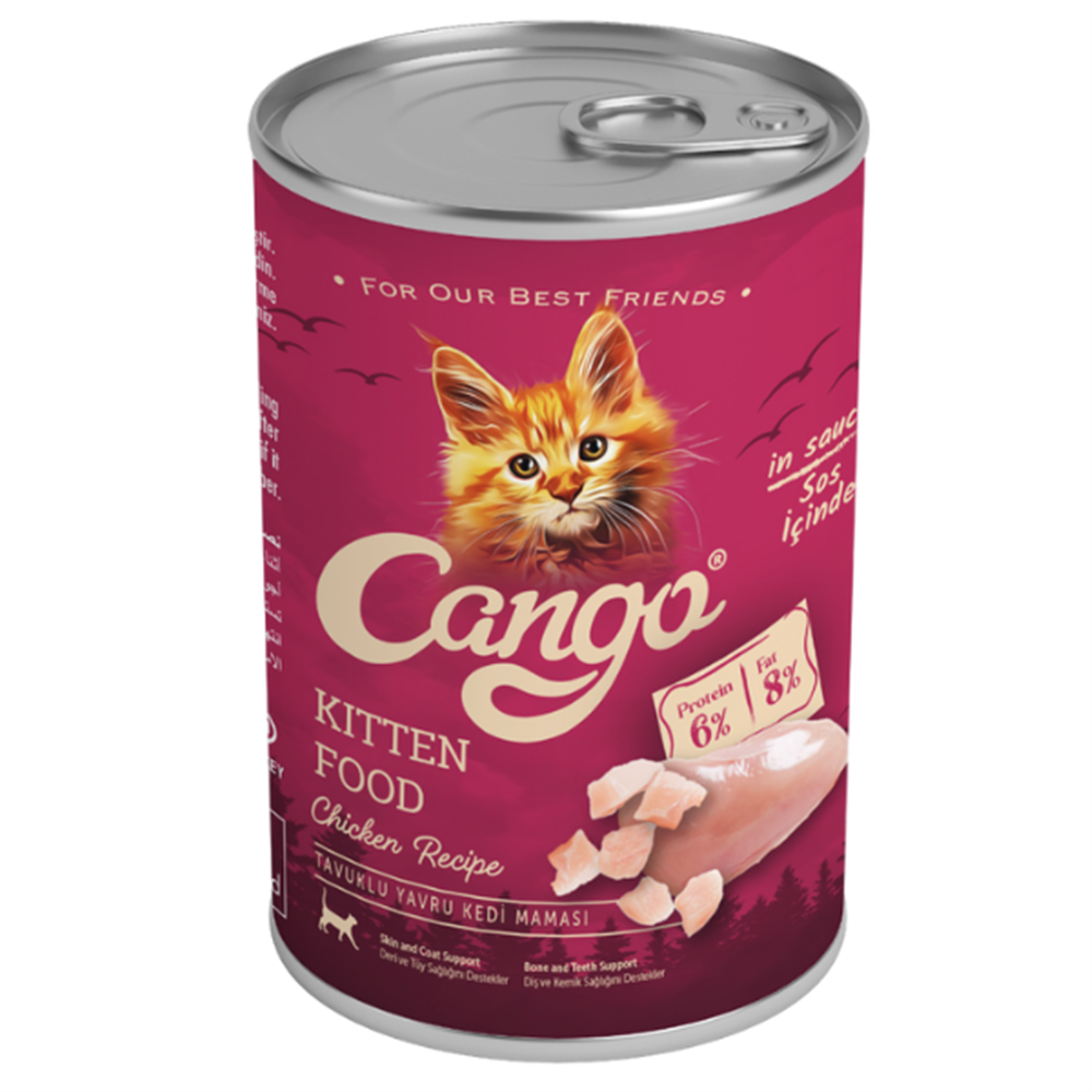 Cango Kitten Food Tavuklu Yavru Konserve Kedi Maması 415 Gr