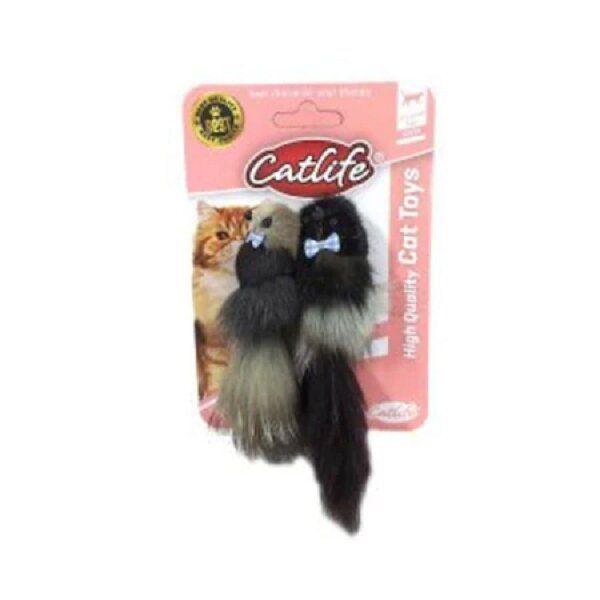 Catlife Kediler İçin Sevimli Fare 2'Li Kedi Oyuncağı