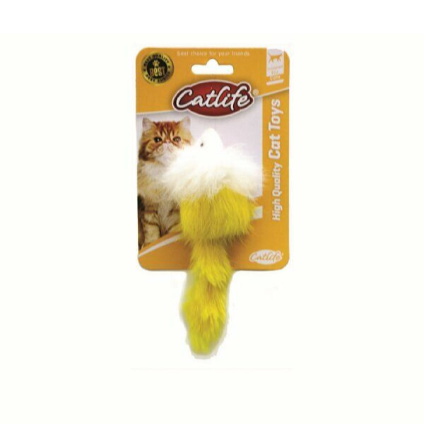 CATLİFE KEDİLER İÇİN TÜYLÜ RENKLİ FARE-OYUNCAK