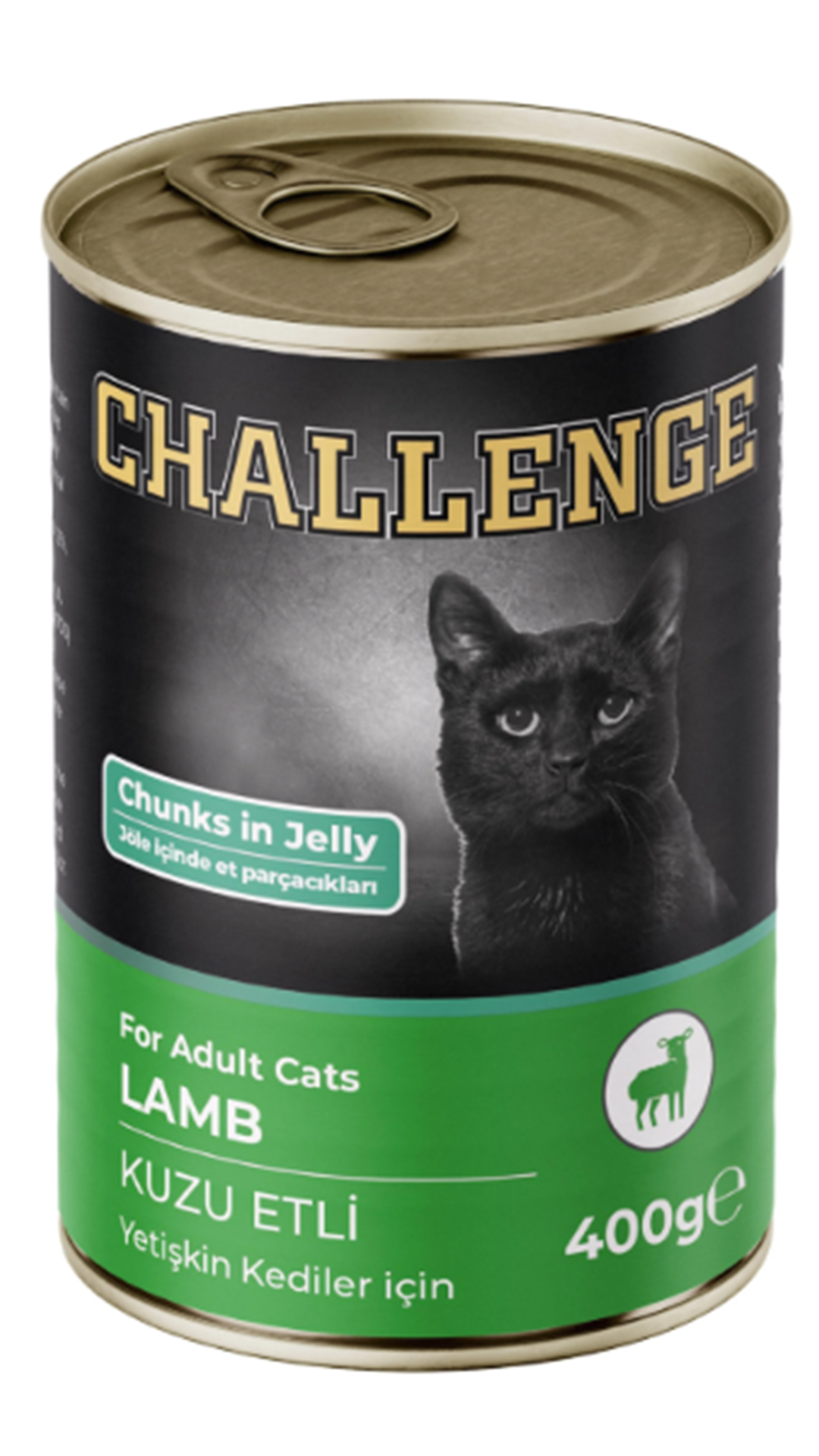 Challenge Kuzu Etli Yetişkin Kedi Konservesi 400 gr