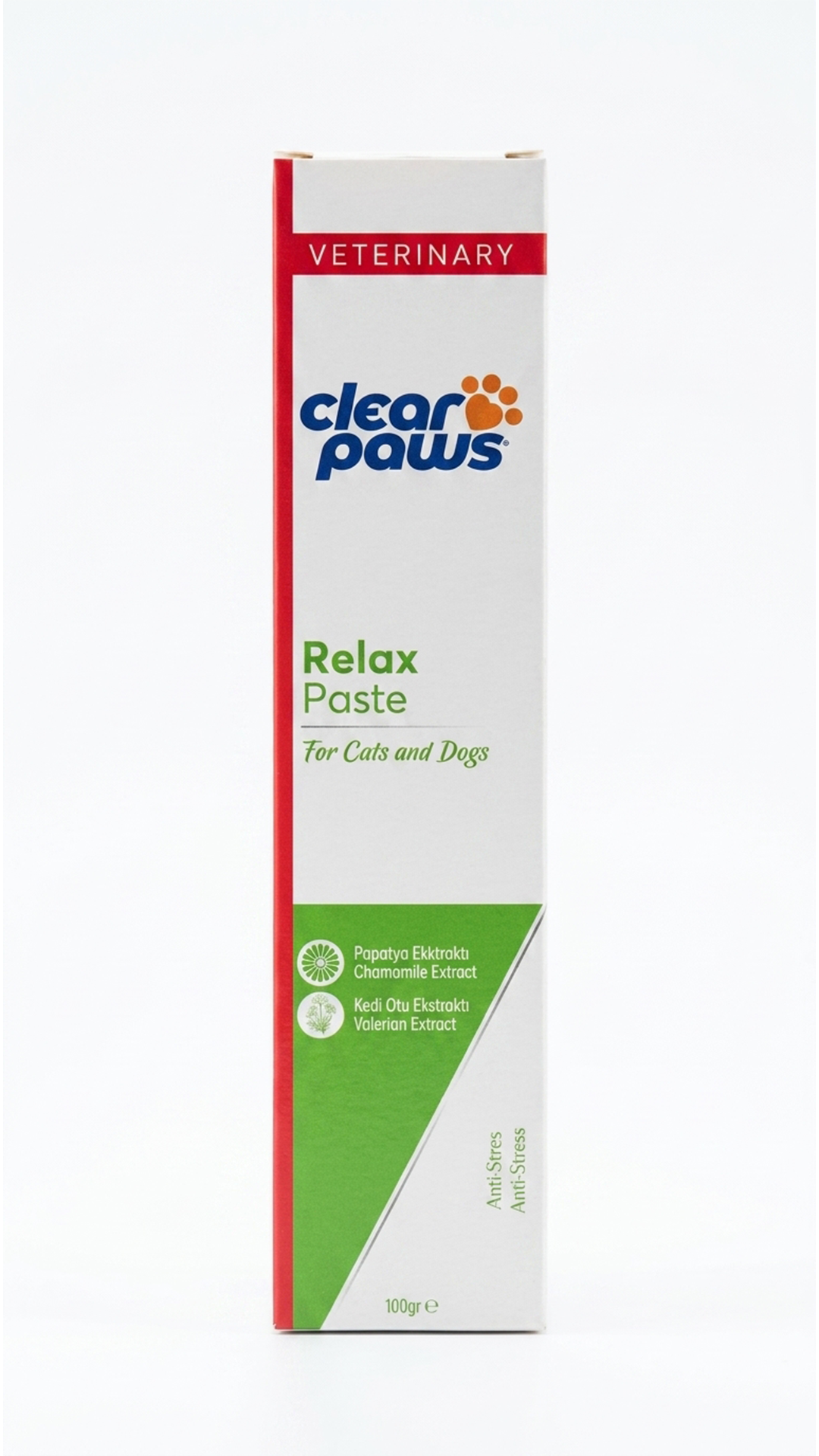Clear Paws Vet Relax Paste Kedi ve Köpek Maltı 100 Gr