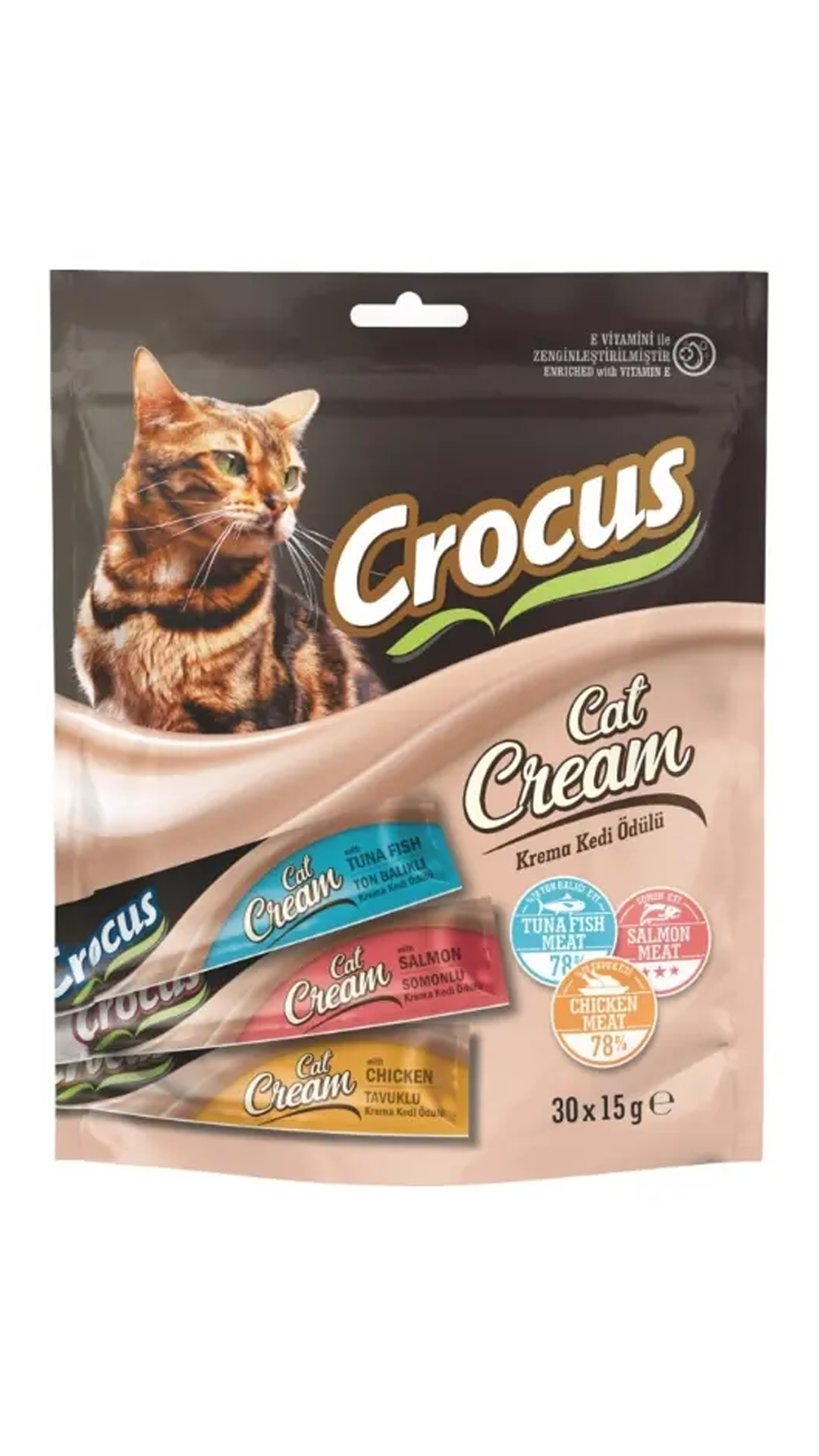 CROCUS ÇOKLU TAVUKLU & TON BALIKLI & SOMONLU KREMA