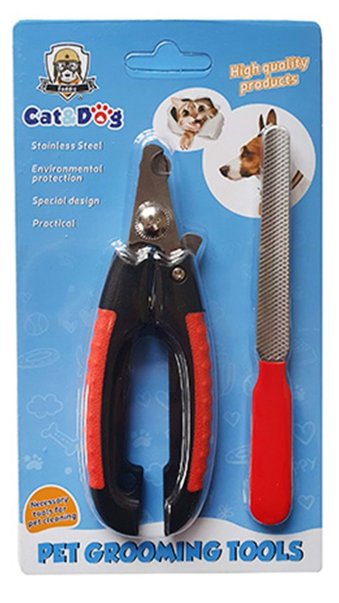 D-PETS CAT&DOG TÖRPÜLÜ TIRNAK MAKASI SETİ KÜÇÜK