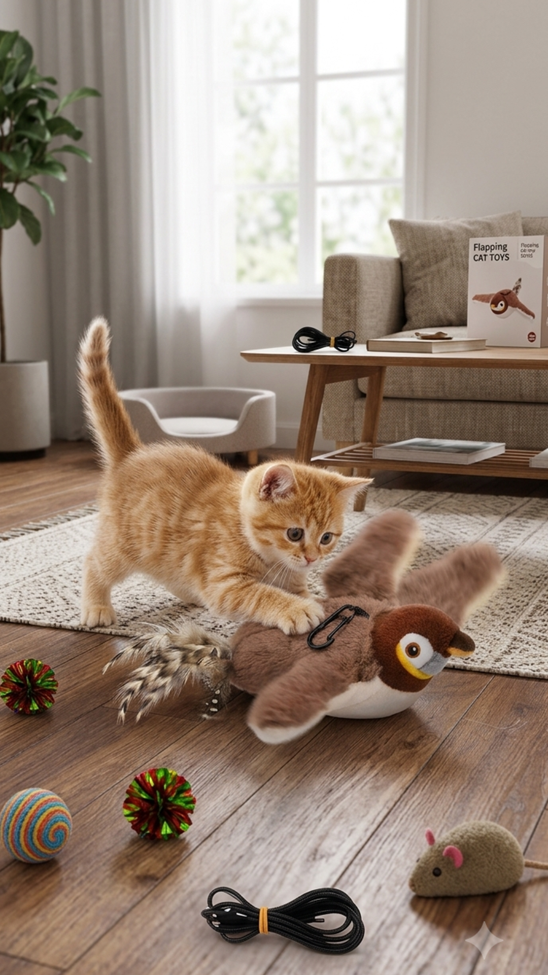D-PETS HAREKETLİ BÜYÜK KUŞ OYUNCAK