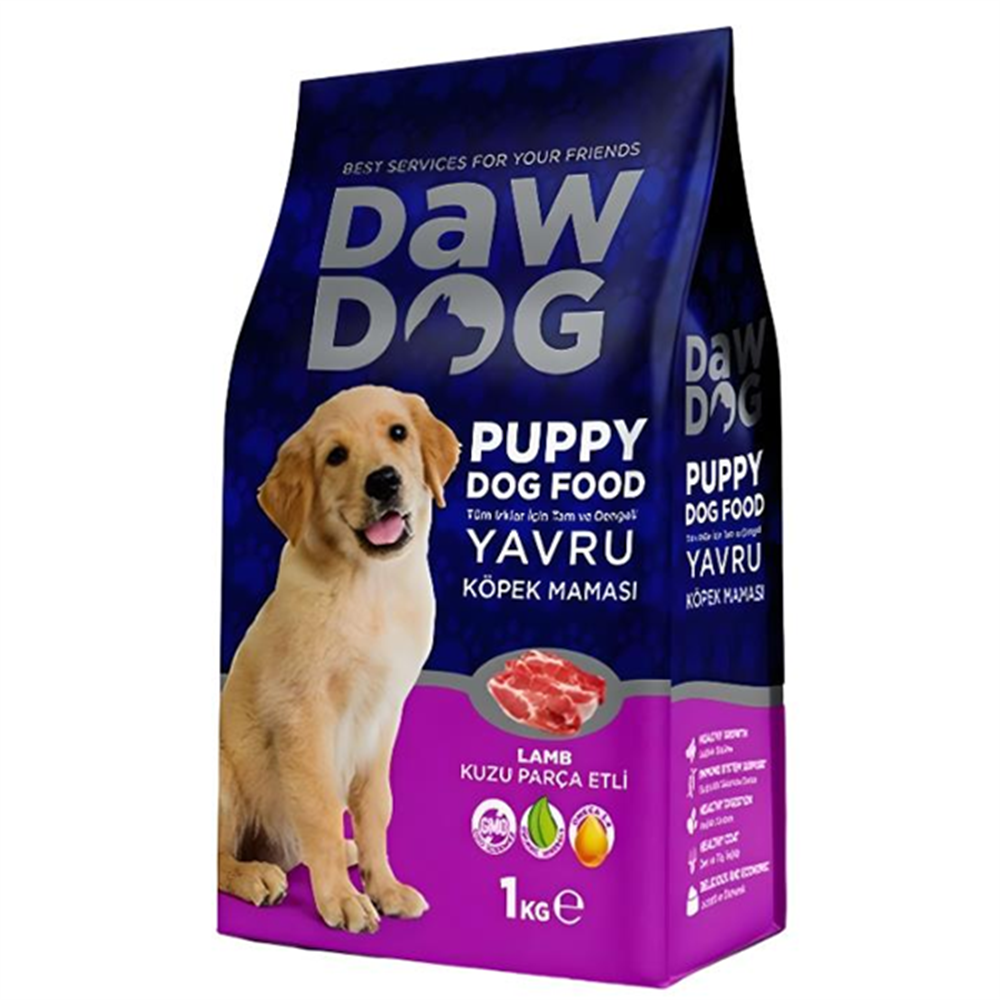 Dawdog Yavru Köpek Maması Kuzu Etli & Pirinçli  1 Kg 