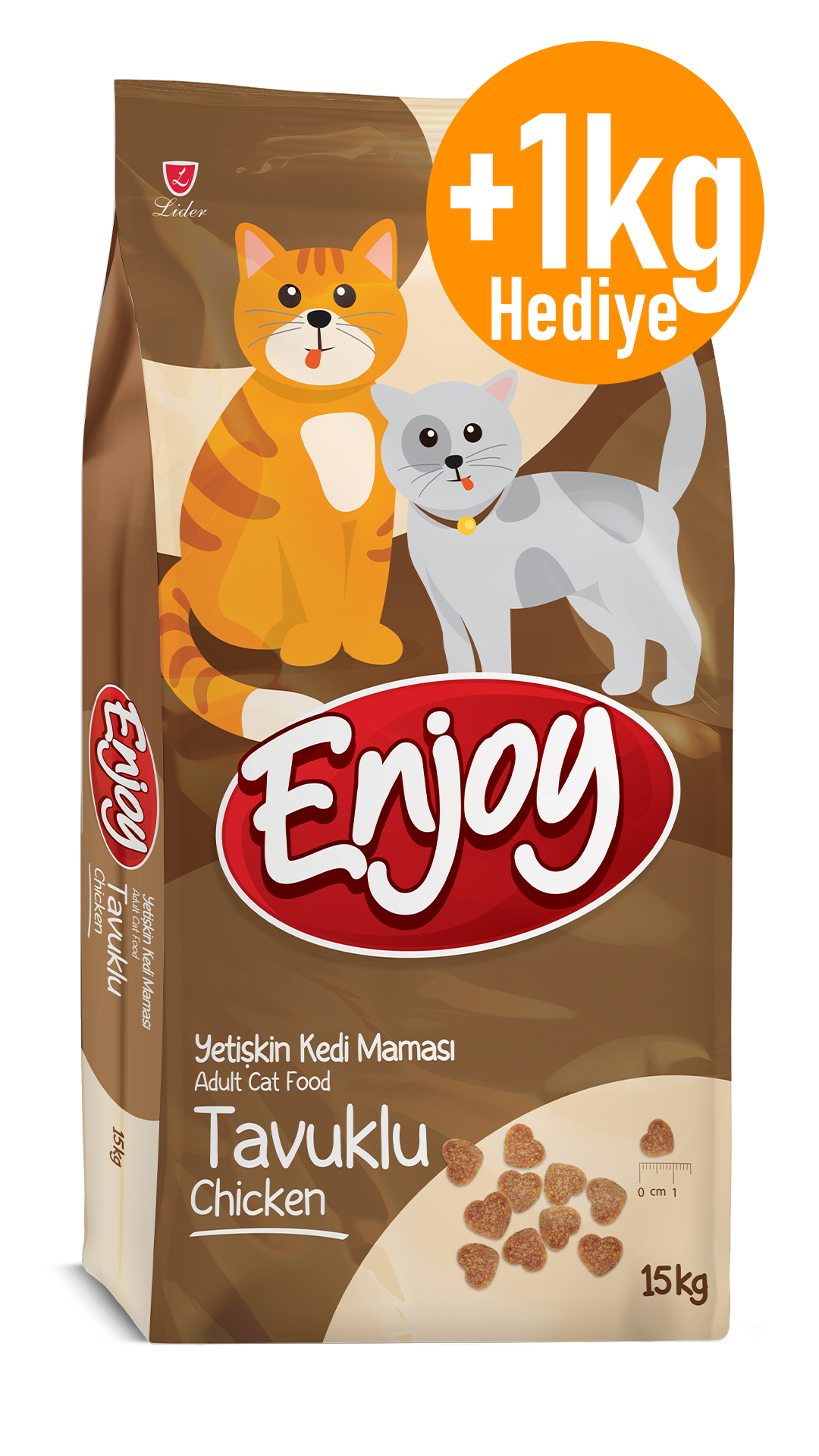 Enjoy Tavuklu Yetişkin Kedi Maması 15+1 Kg Hediyeli