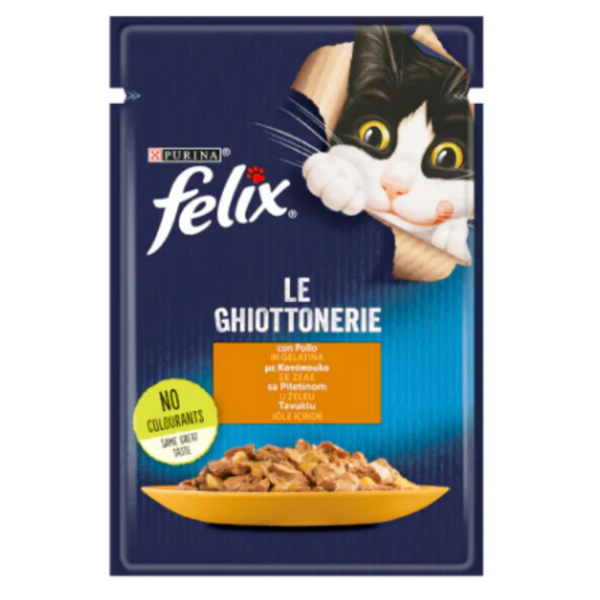 Felix Jöle İçinde Tavuklu Yetişkin Kedi Konservesi 85gr 12 Adet