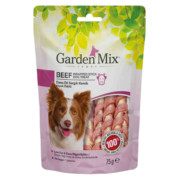 Garden Mix Dana Eti Sargılı Kemik Köpek Ödül Maması 75gr