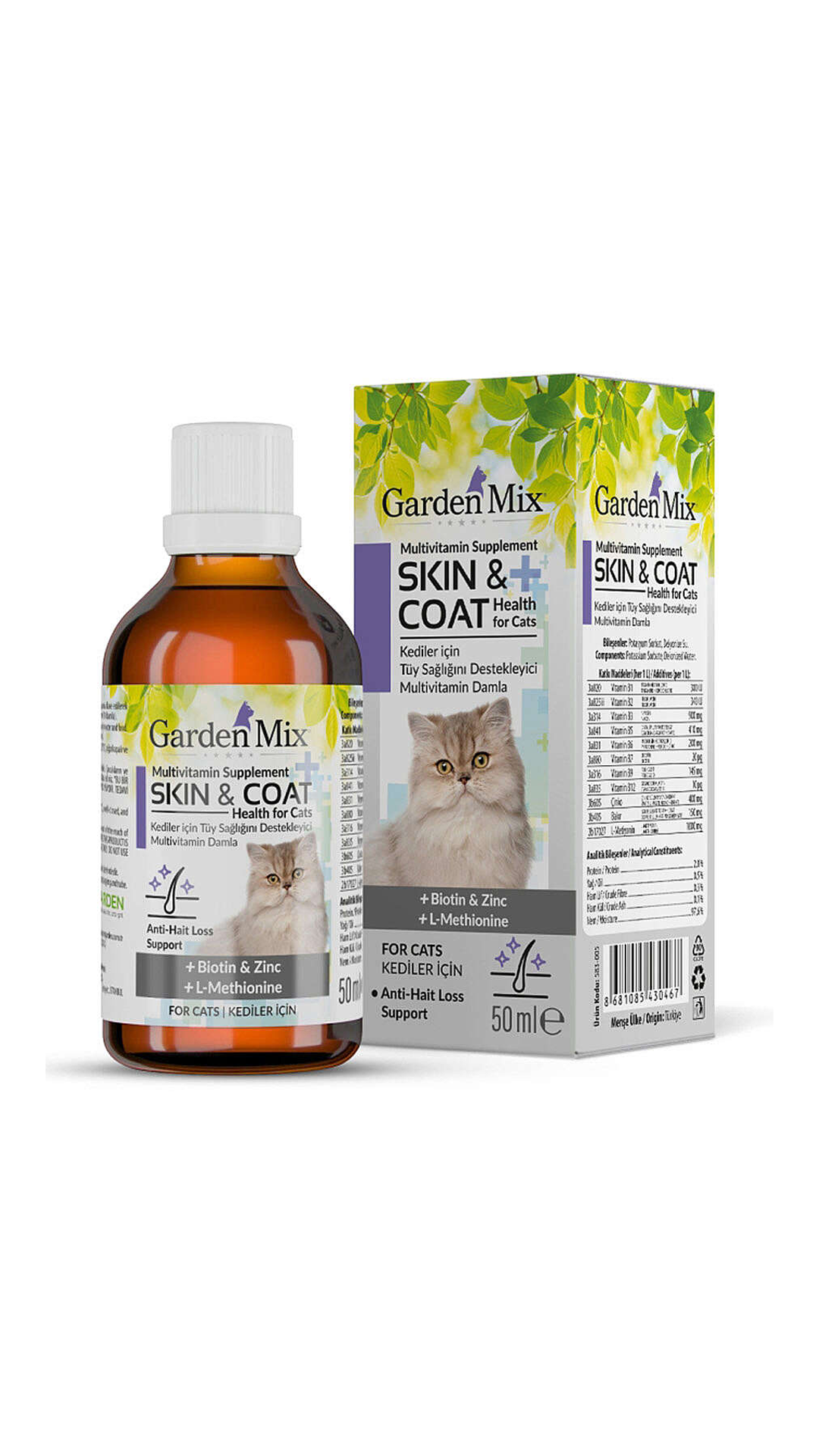 Garden Mix Kedi Tüy Sağlığı Damlası 50 Ml