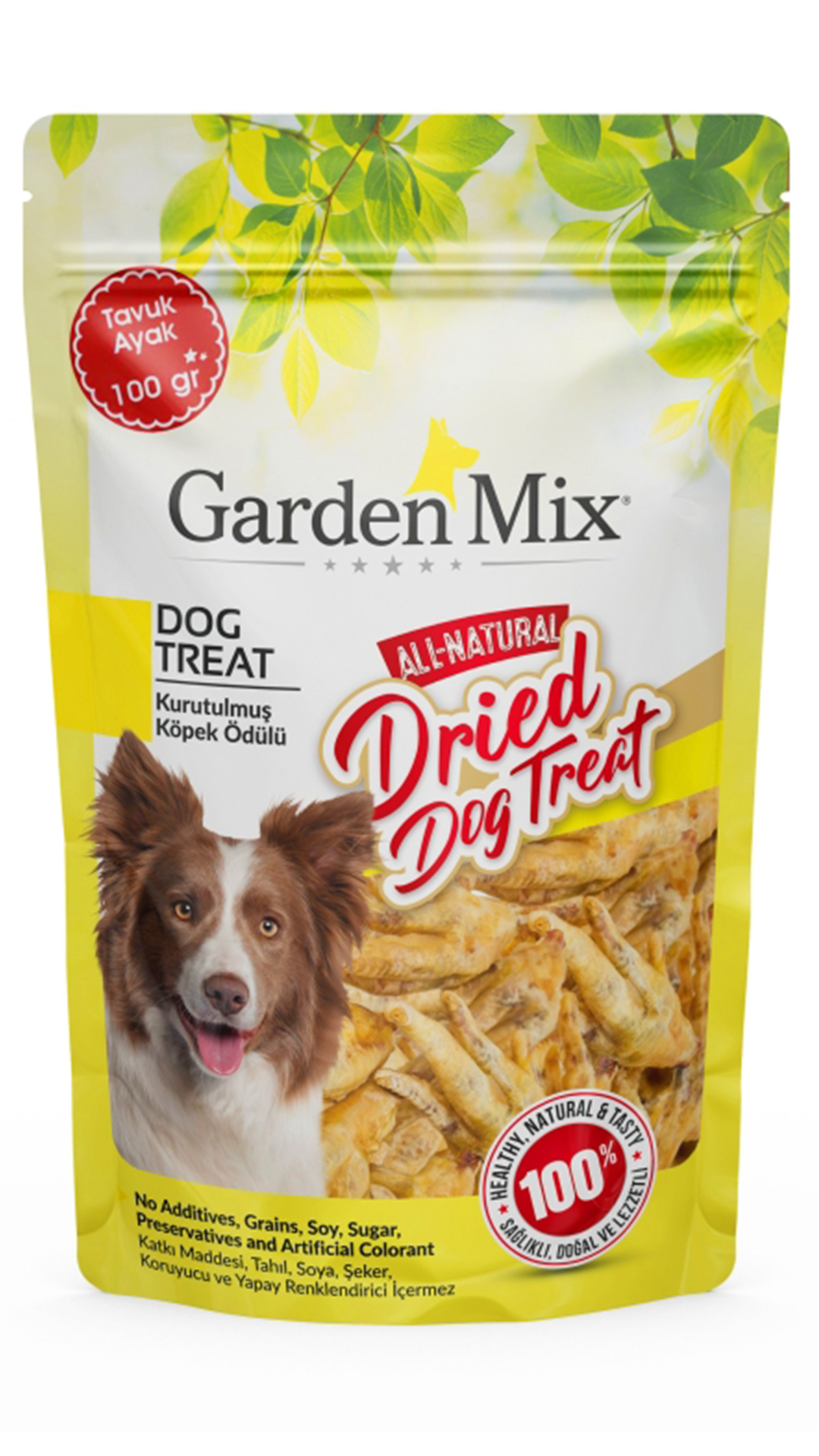 GARDEN MİX KURUTULMUŞ TAVUK AYAK 100 GR