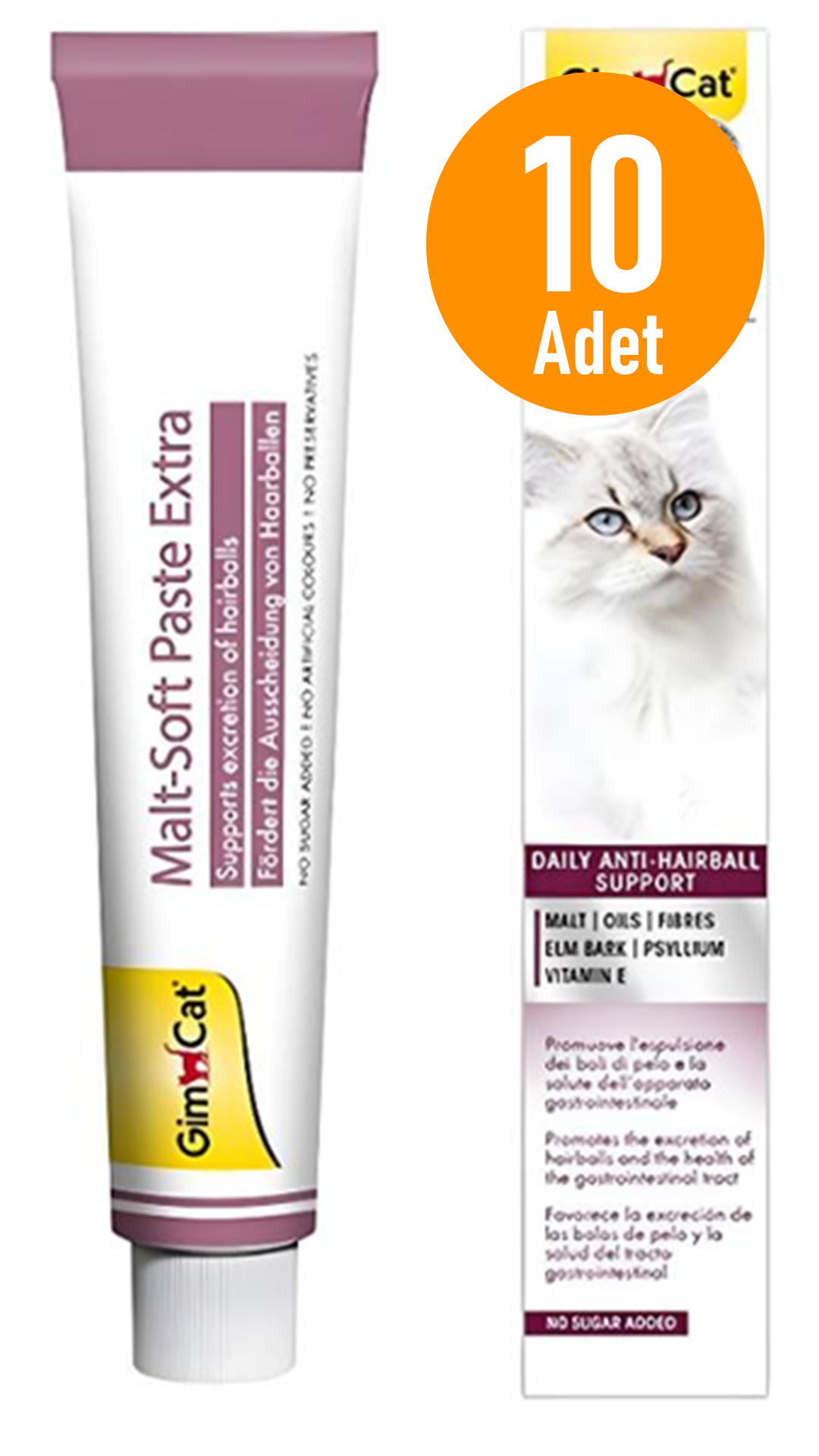 Gimcat Malt Soft Extra 100 gr 10'lu Kedi Macunu