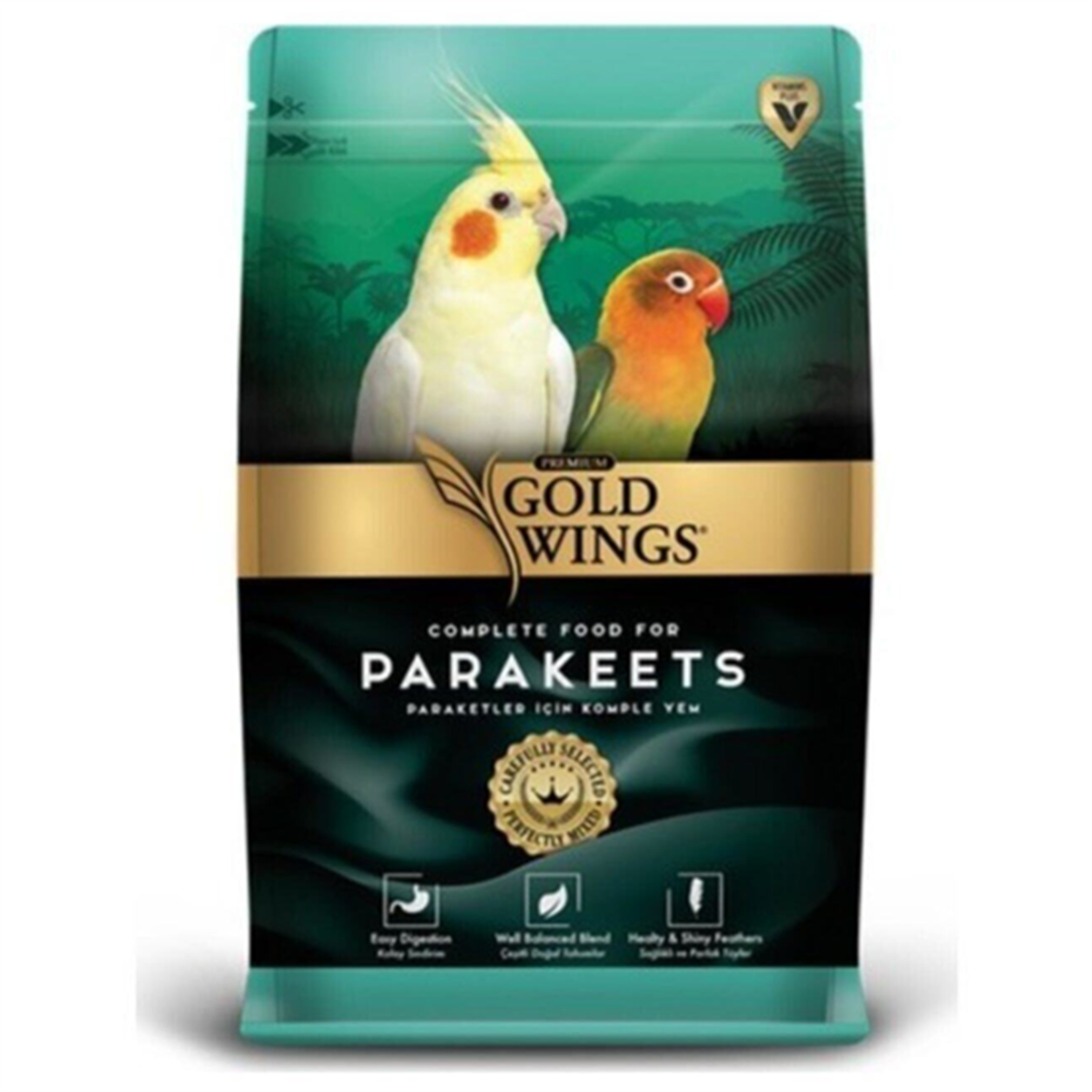 Gold Wings Premium Sultan Ve Cennet Papağanı Yemi 1 Kg