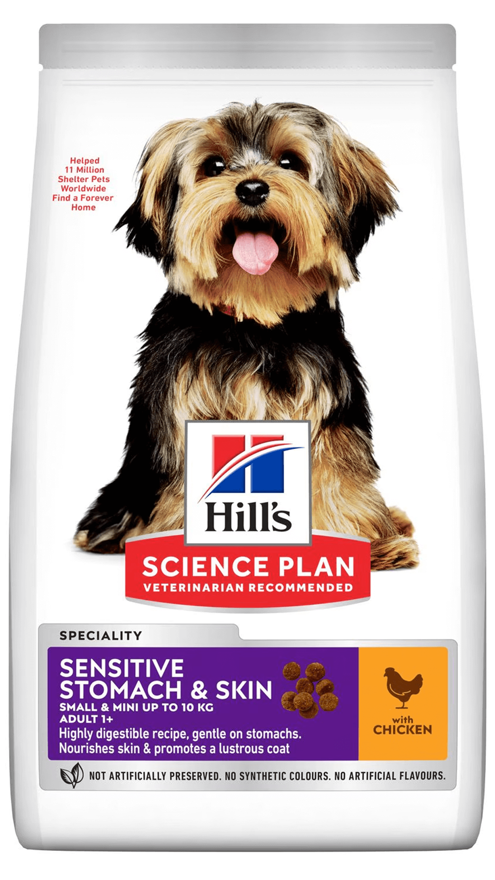 Hill's SCIENCE PLAN Sensitive Stomach&Skin Tavuklu Küçük Irk Yetişkin Köpek Maması 1,5kg