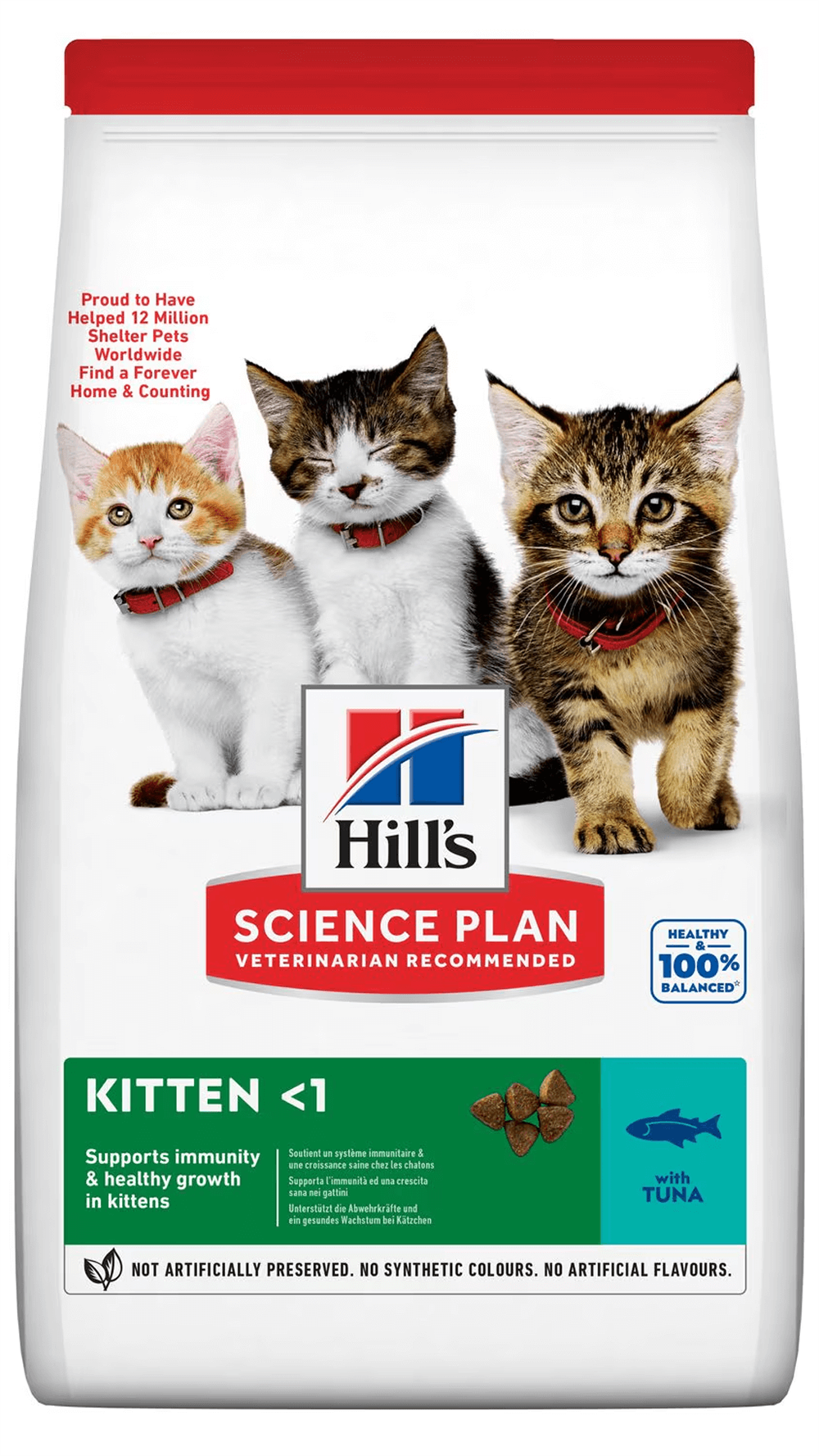 Hill's SCIENCE PLAN Ton Balıklı Yavru Kedi Maması 1kg+0,5kg HEDİYE!