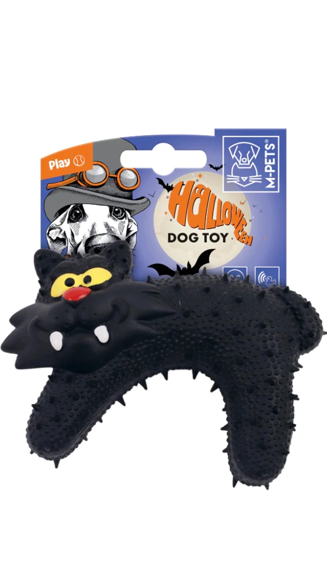 M-PETS HALLOWEEN BLACK CAT KÖPEK OYUNCAĞI