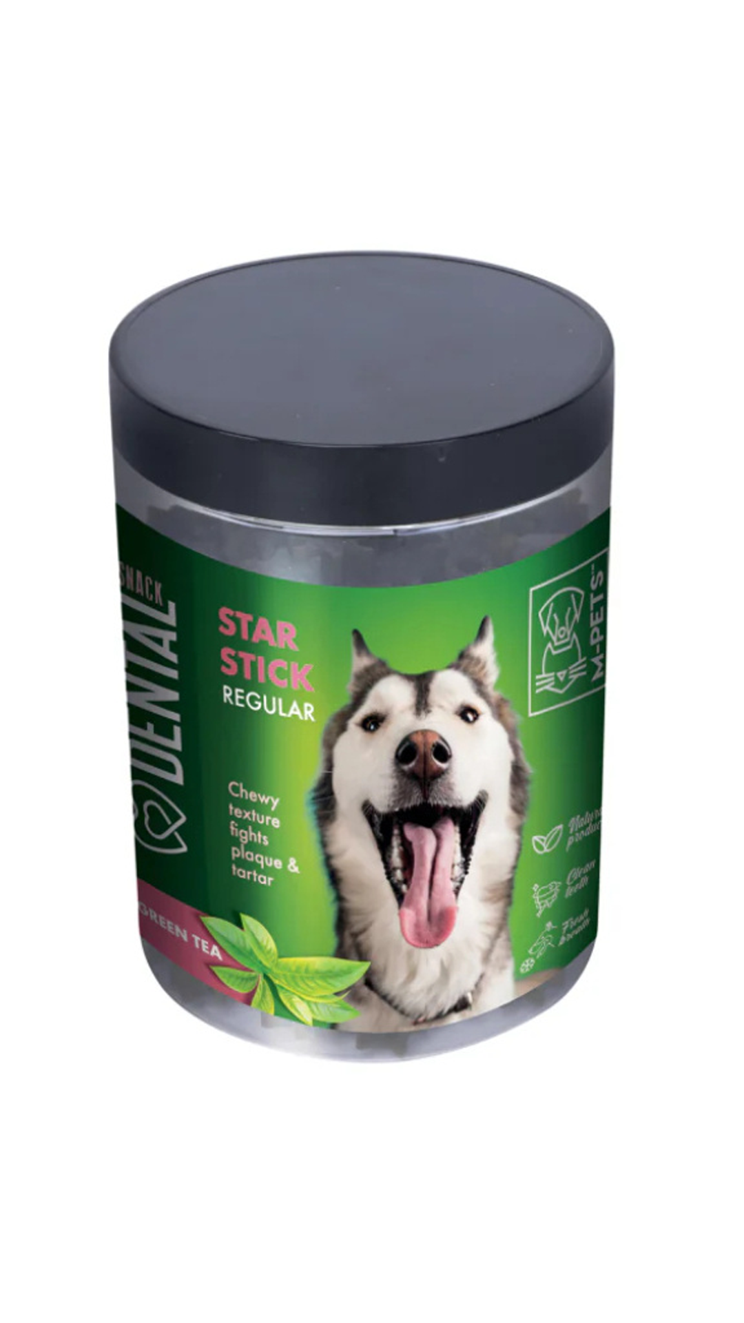 M-Pets Yeşil Çaylı Diş Sağlığı için Köpek Ödülü 340gr