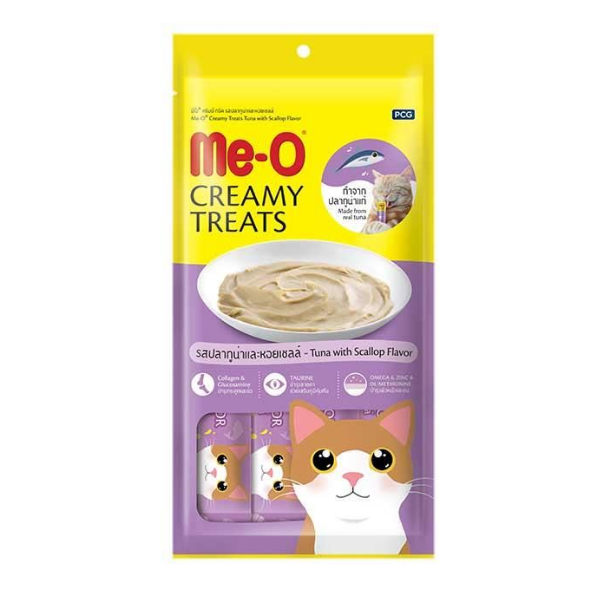 Me-o Ton ve Deniz Tarağı Krema Kedi Ödülü 4x15gr