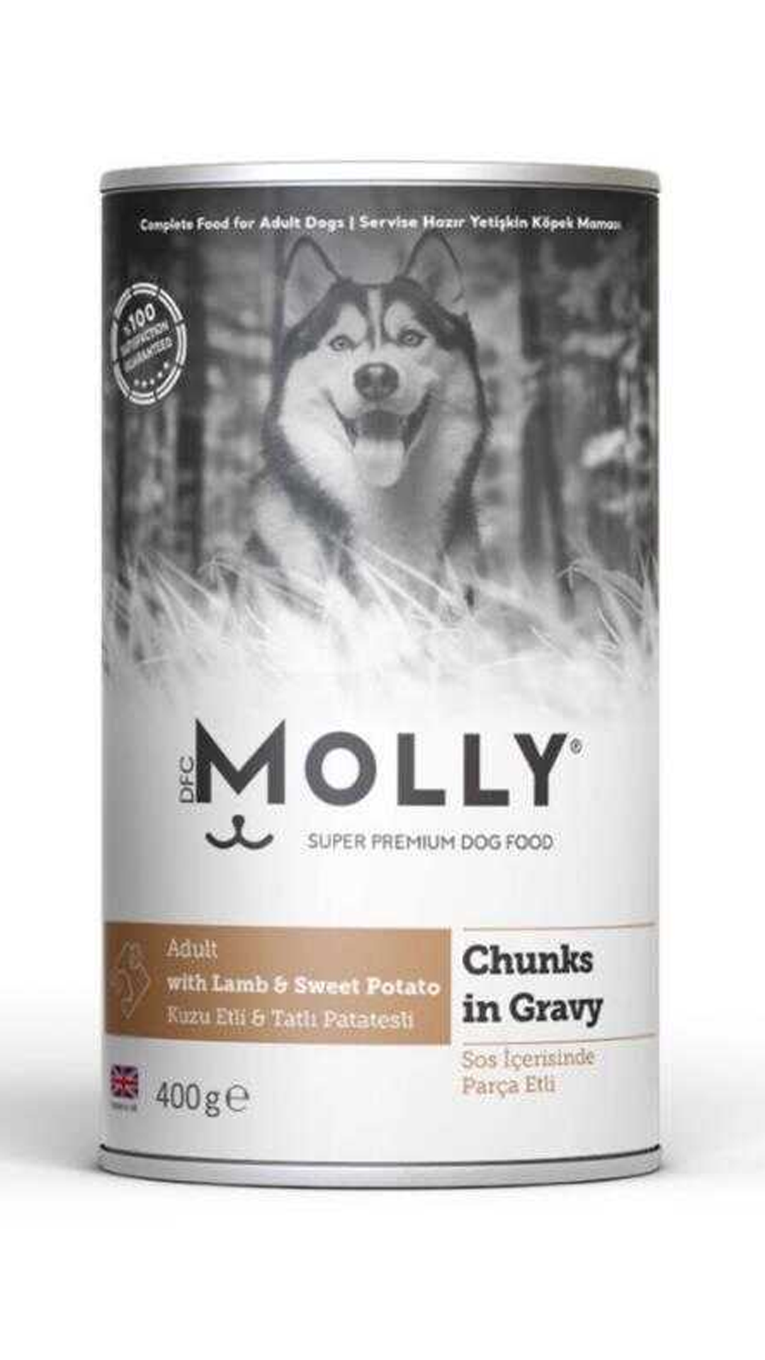 MOLLY KONSERVE YETİŞKİN KÖPEK KUZULU TATLI PATATES