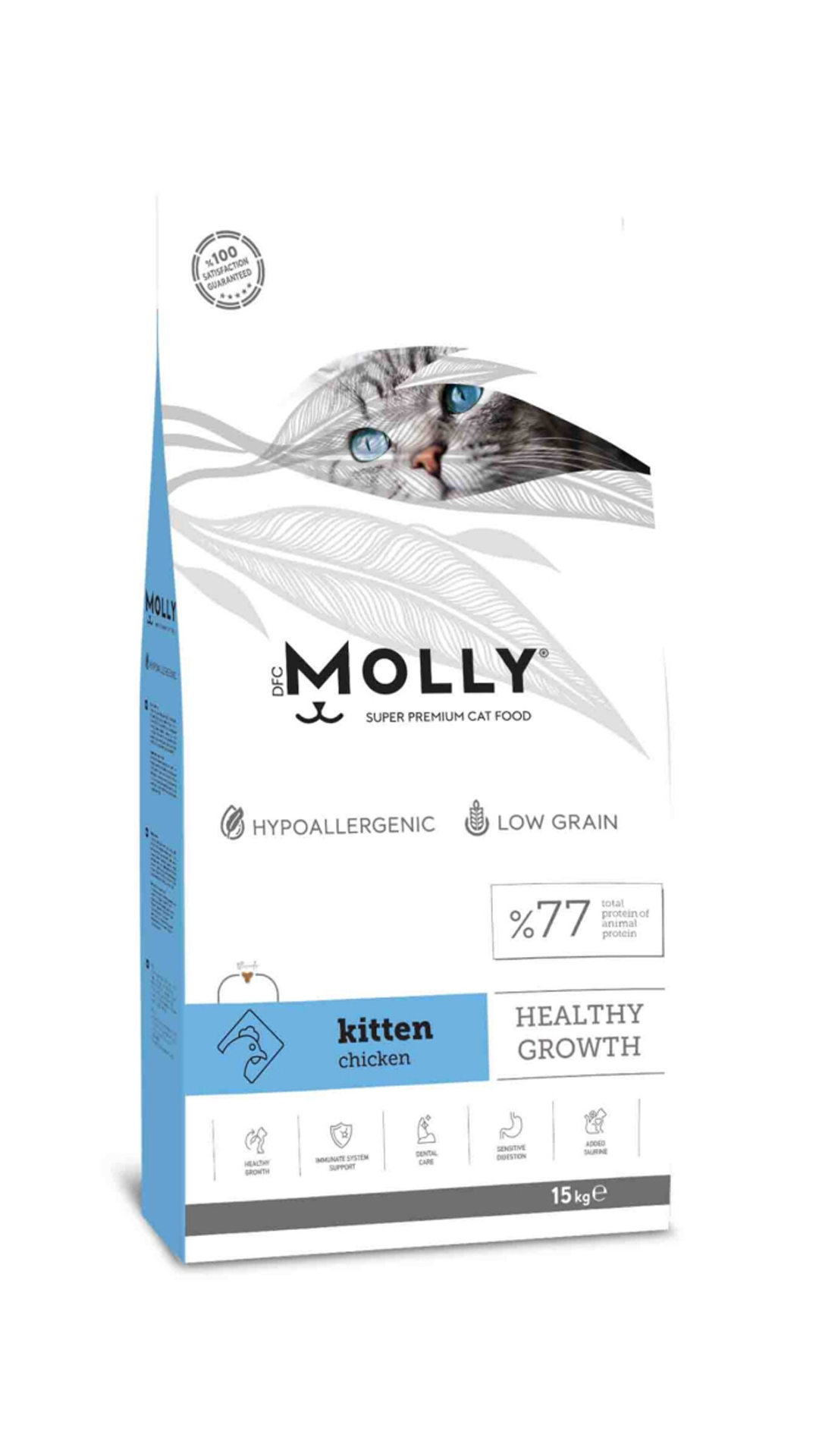 MOLLY YAVRU KEDİ MAMASI TAVUKLU 15KG