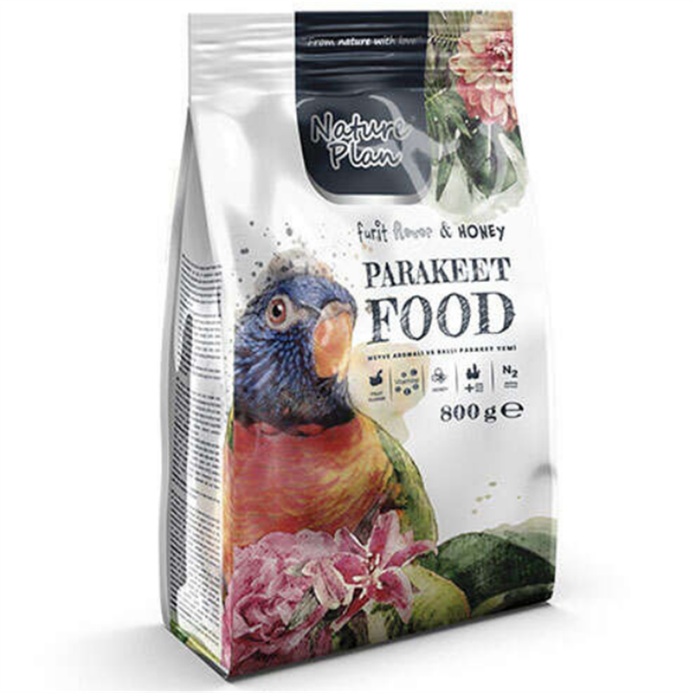 Nature Plan 3054 Paraket Kuşu Yemi 800 Gr