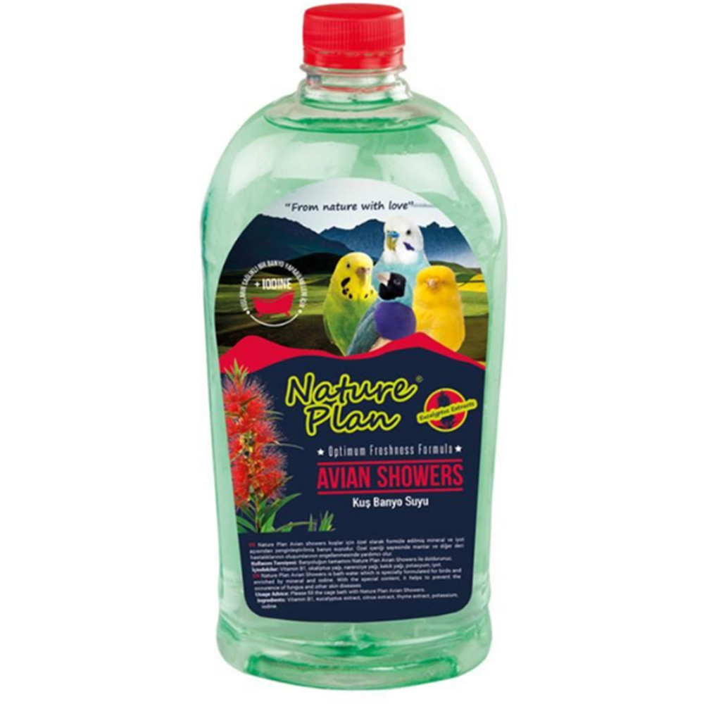 Nature Plan Avian Showers Kuş Banyo Suyu 1000 Ml