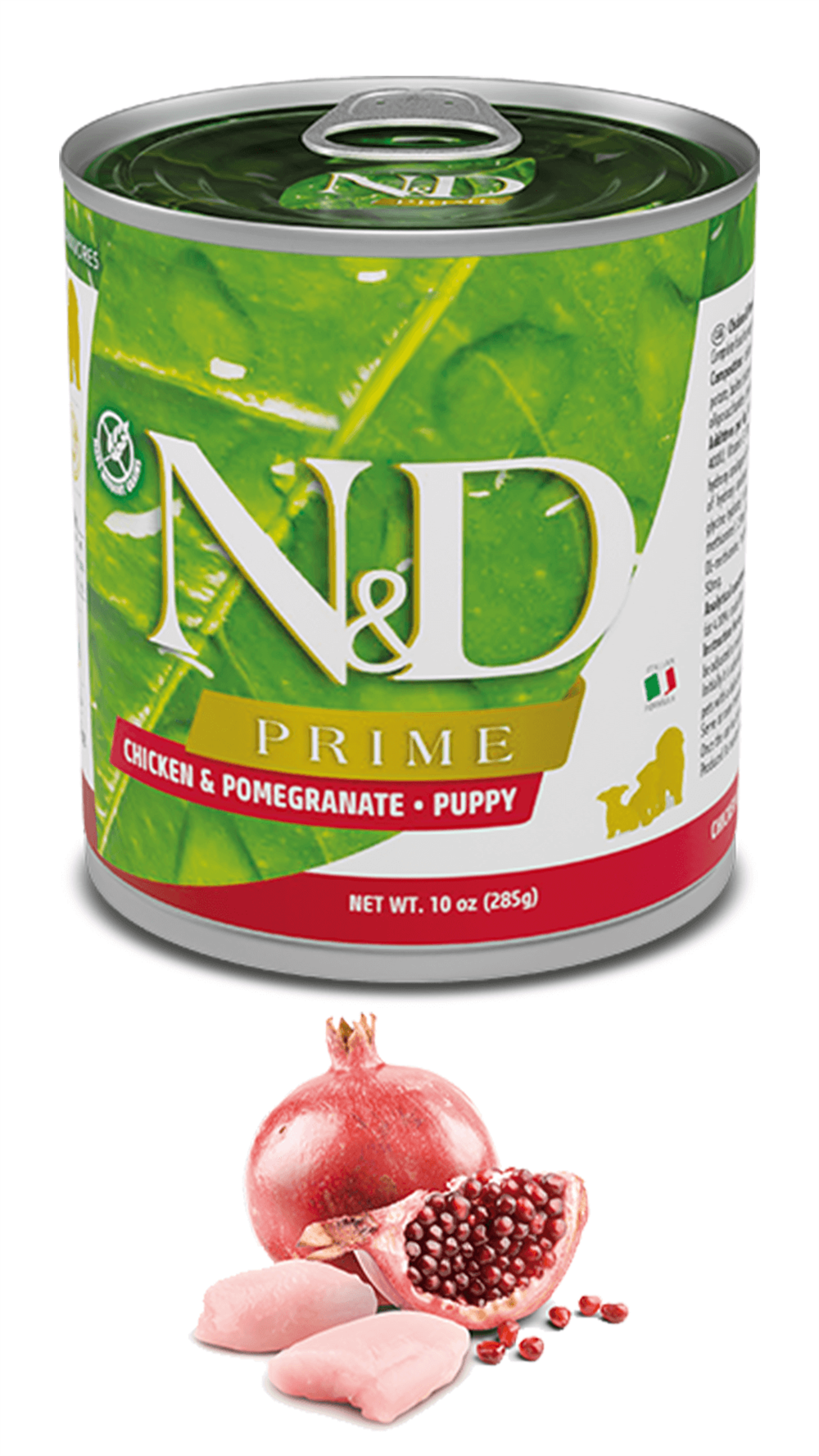 N&D Prime Tavuklu ve Narlı Tahılsız Yavru Köpek Konservesi 285gr