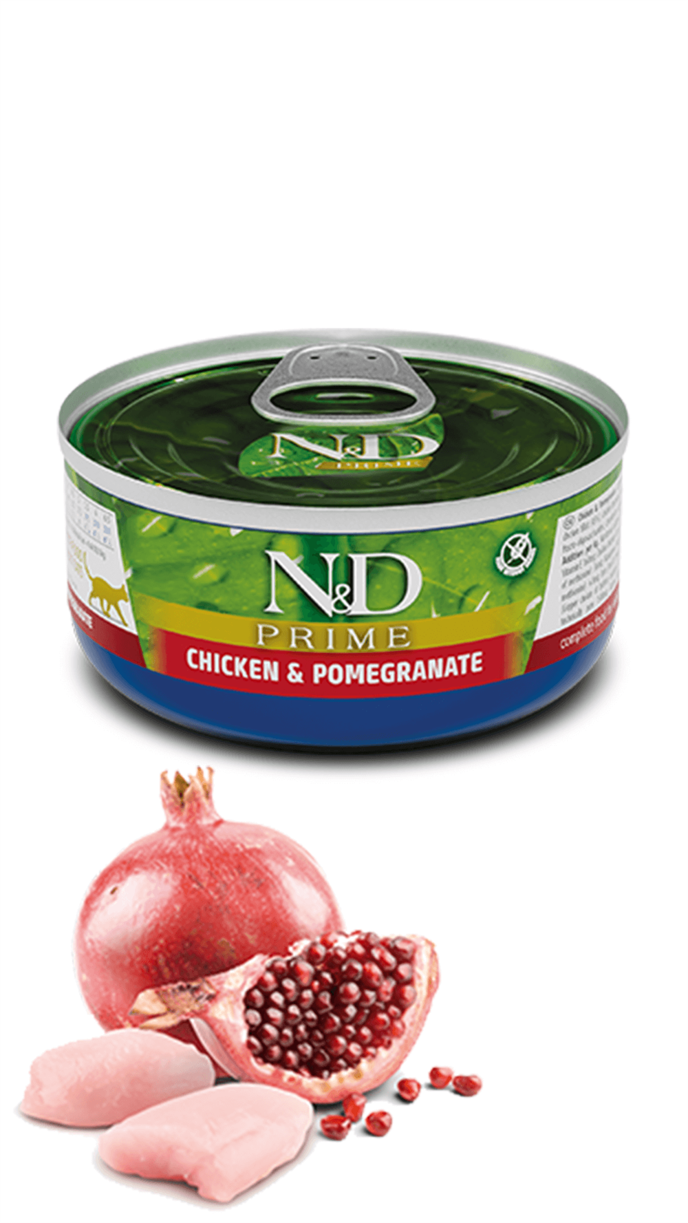 N&D Prime Tavuklu ve Narlı Tahılsız Yetişkin Kedi Konservesi 70gr