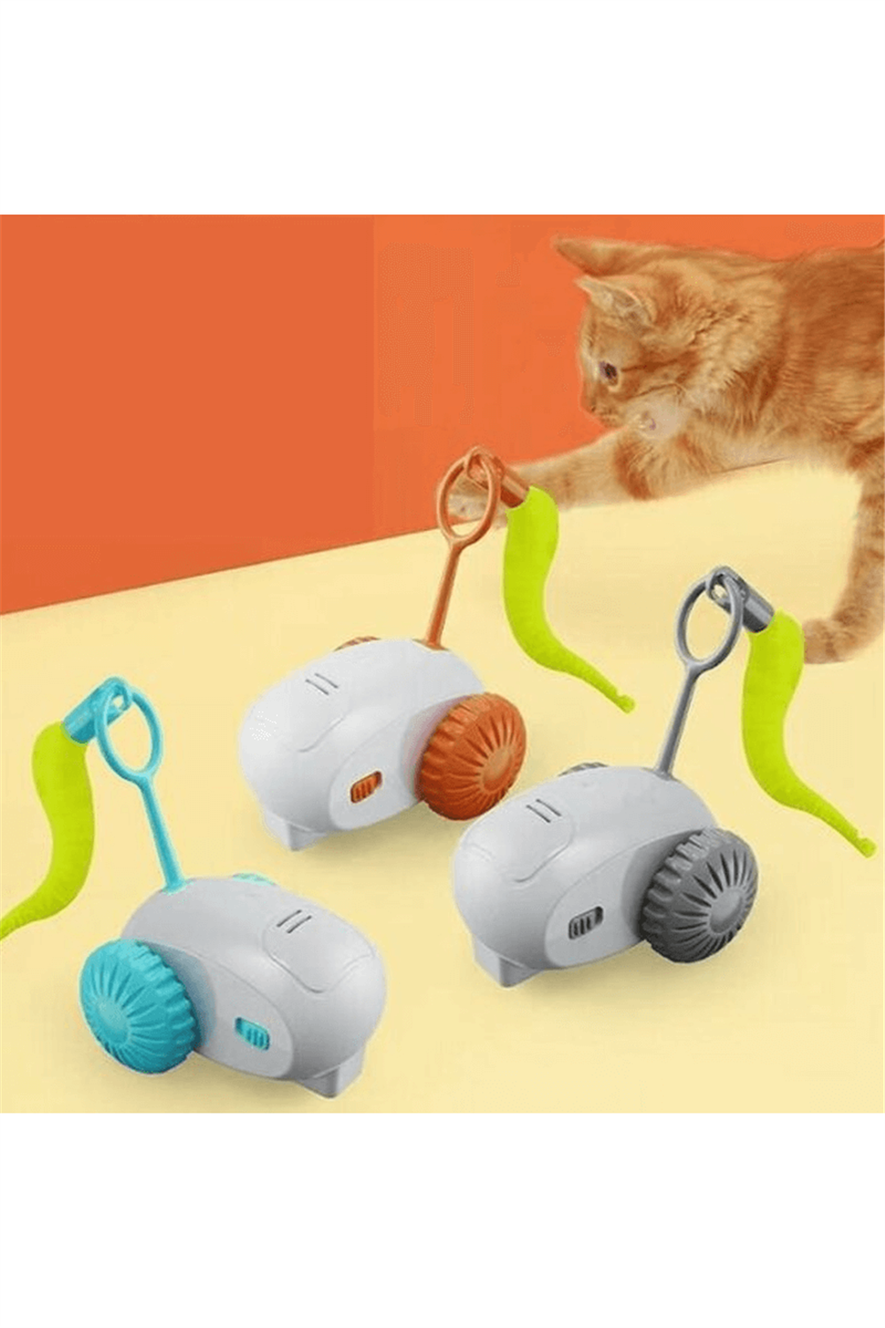 Nunbell Kedi Oyuncağı Hareketli Araba 1 Adet