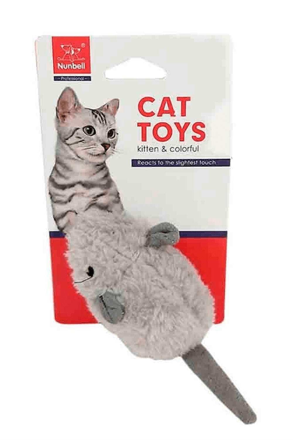 Nunbell Kedi Oyuncağı Tüylü Fare