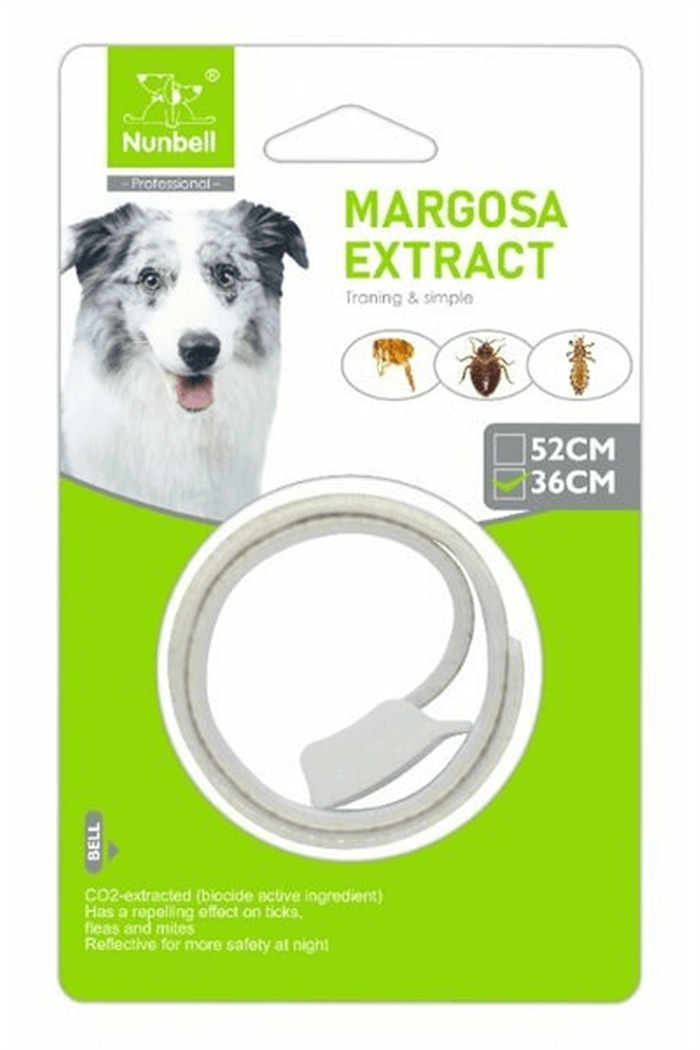 Nunbell Köpek Bit Pire Kene Uzaklaştırıcı Tasma 36Cm Köpek Bit Tasması