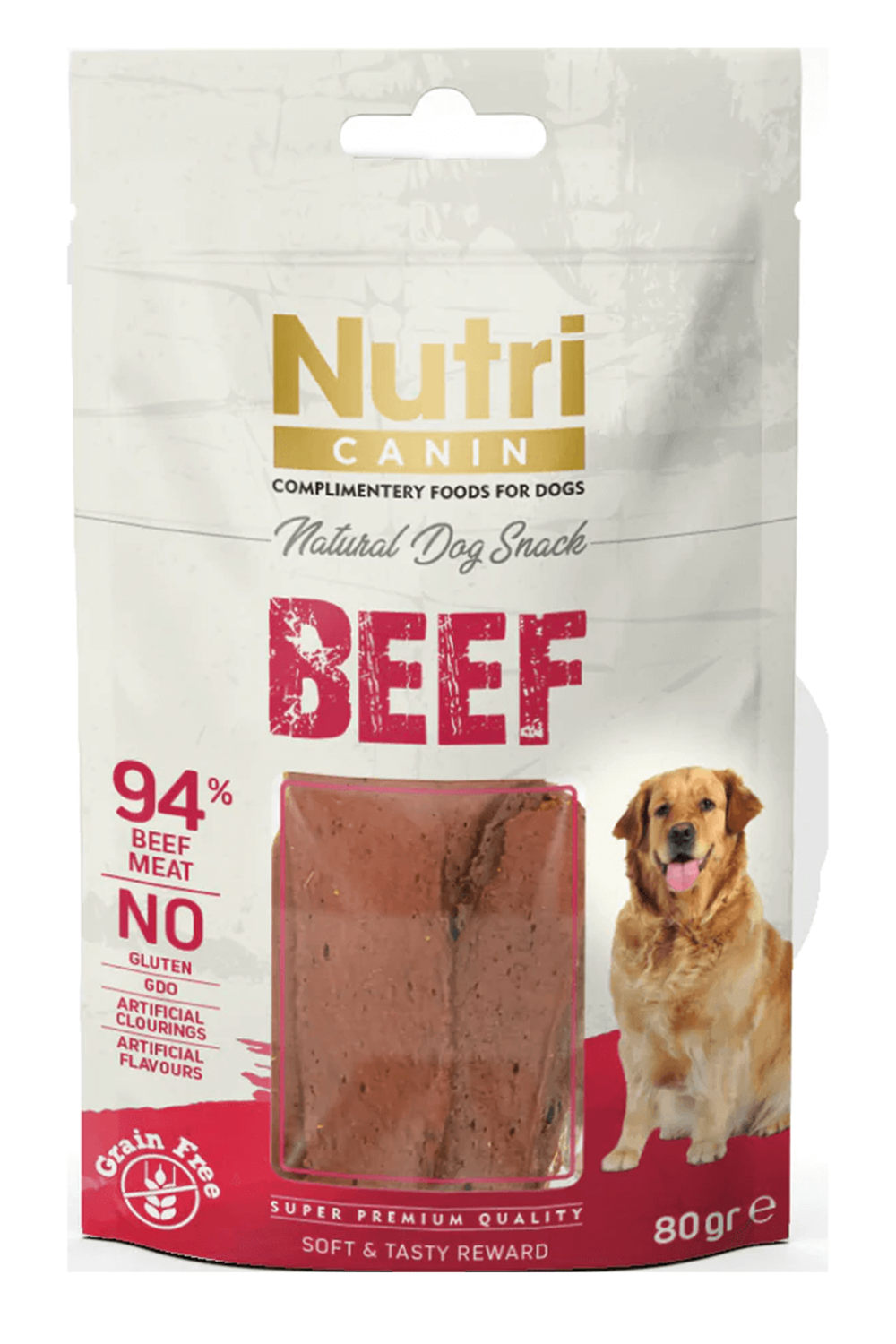Nutri Canin %94 Sığır Etli Tahılsız Köpek Ödül Maması 80gr