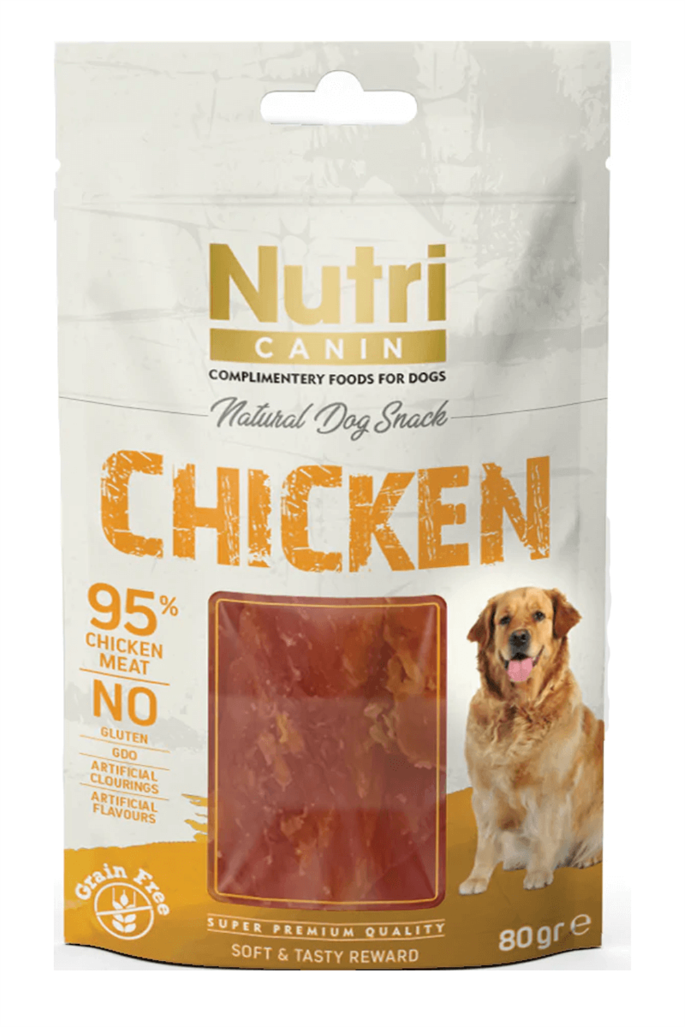 Nutri Canin %95 Tavuk Etli Tahılsız Köpek Ödül Maması 80gr