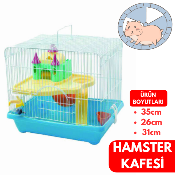 Ovisso Hamster Kafesi 35X26X31Cm