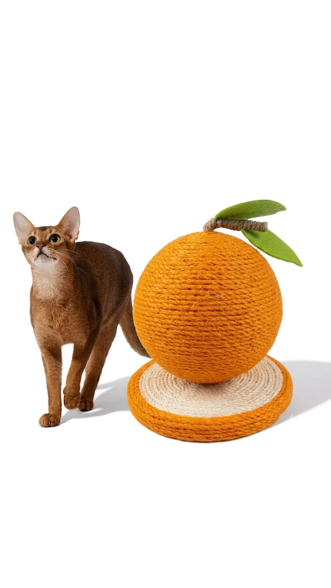Portkal kedi tırmalama tahtası 18*18cm