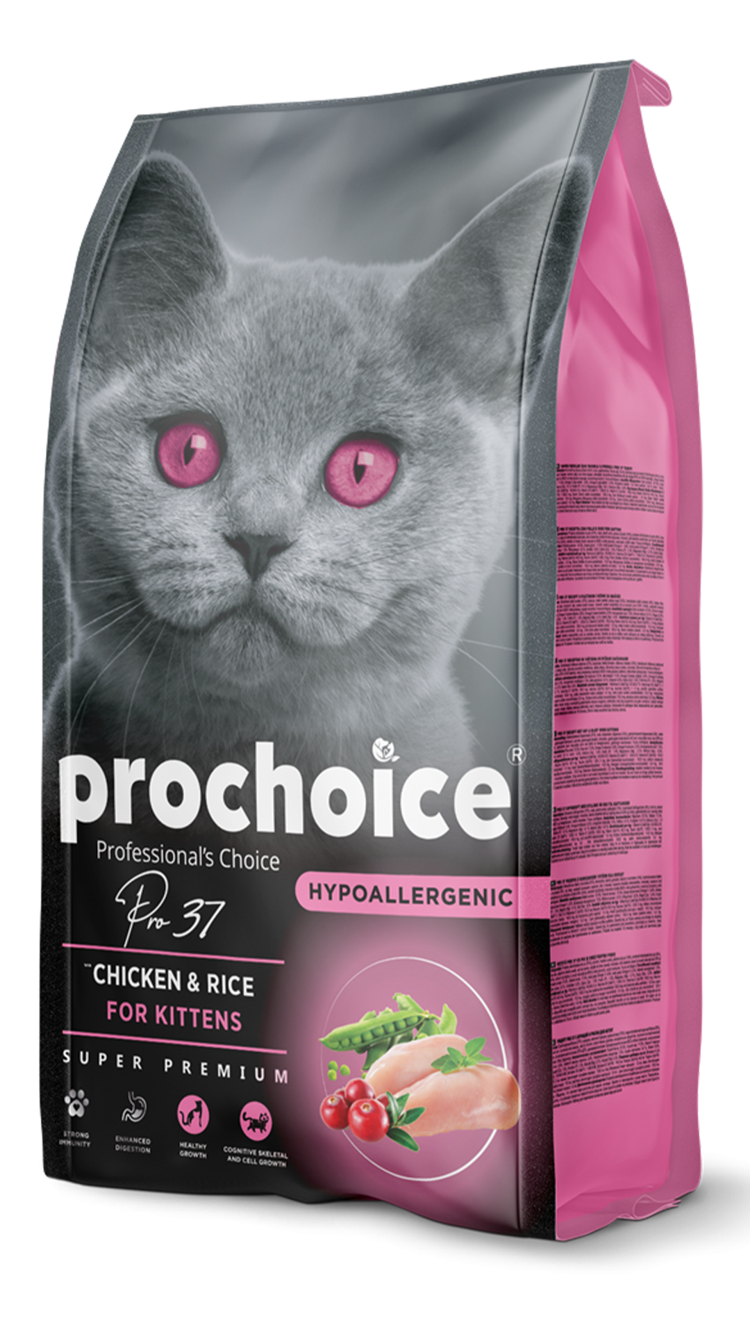 Prochoice Pro 37 Tavuklu ve Pirinçli Yavru Kedi Maması 2 Kg