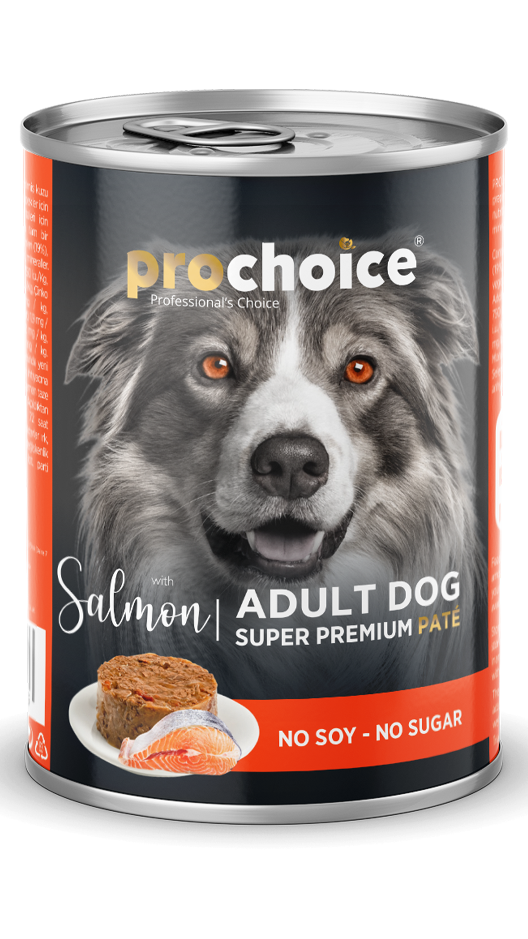 ProChoice Somon Etli Şekersiz Ezme Yetişkin Köpek Konservesi 400 gr
