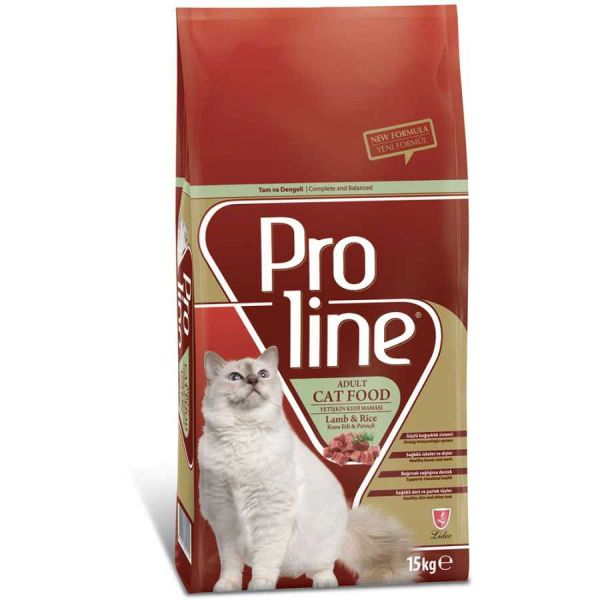 Proline Kuzu Etli ve Pirinçli Yetişkin Kedi Maması 15kg