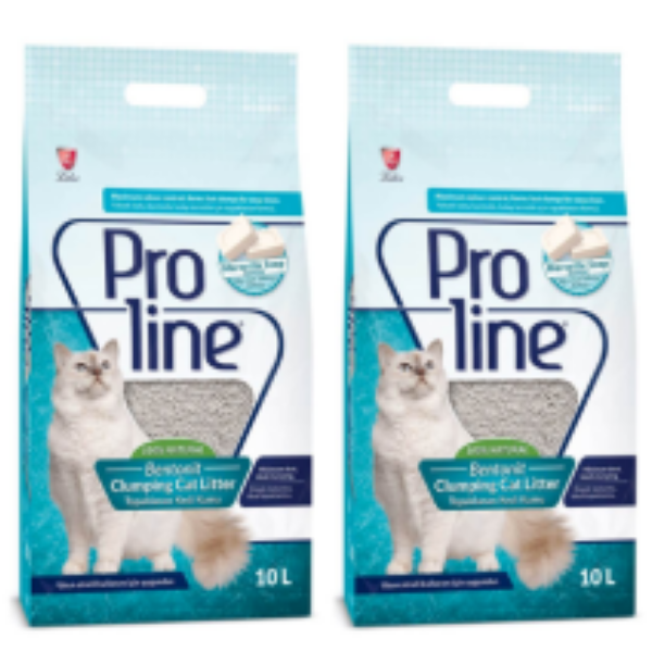 Proline Marsilya Sabunu Kokulu Bentonit Kedi Kumu 10 Lt x 2 Adet