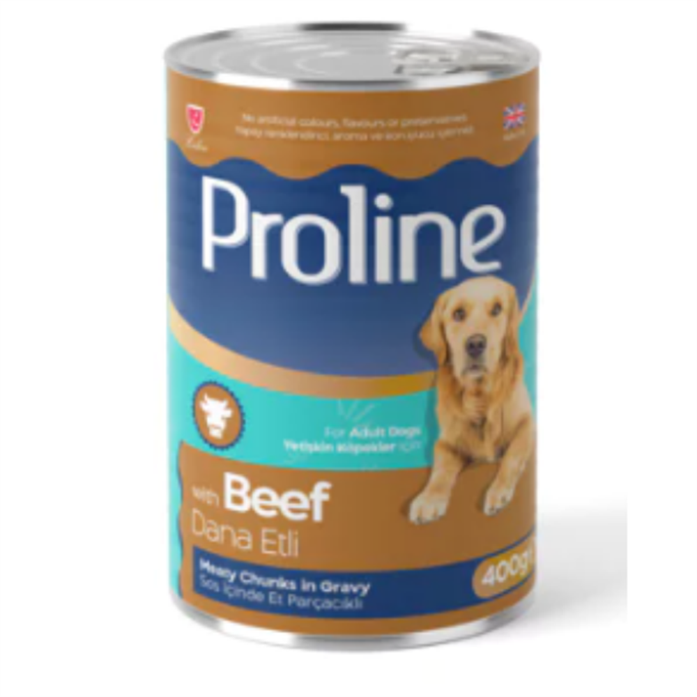 Proline Sos İçinde Parça Dana Etli Yetişkin Köpek Konservesi 400 gr