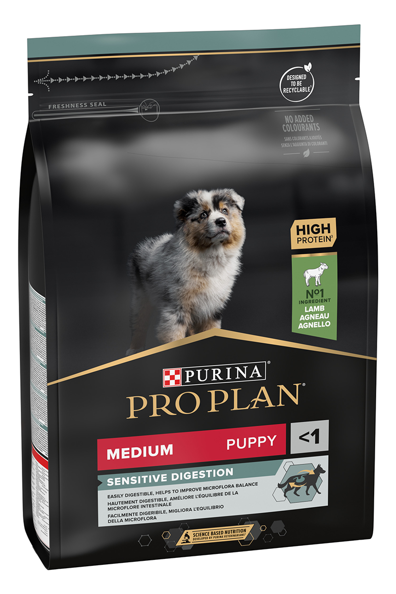 ProPlan Puppy Medium Sensitive Digestion Kuzulu ve Pirinçli Yavru Köpek Maması 12kg