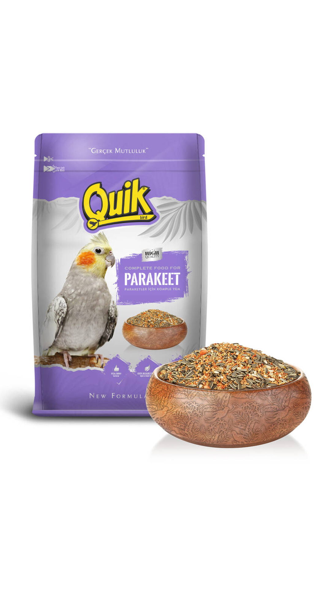 QUIK PARAKEET YEMI 750 GR 6 LI