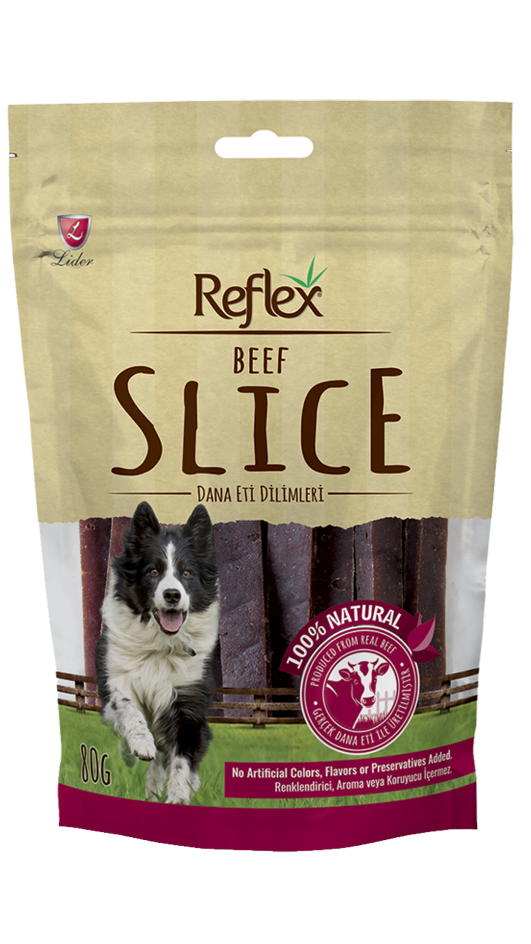 Reflex Biftekli Çubuk Köpek Ödül Maması 80gr