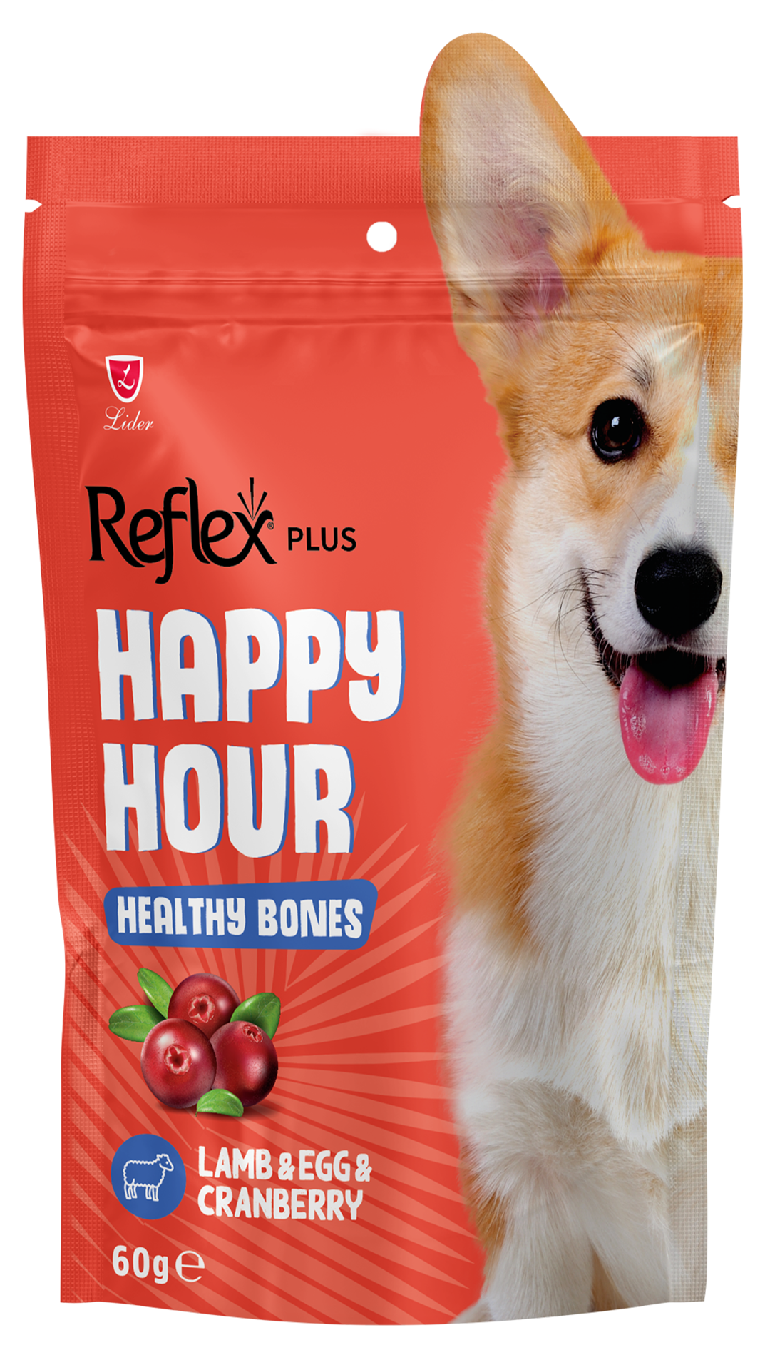 Reflex Plus Happy Hour Sağlıklı Kemikler İçin Destekleyici Köpek Ödül Maması 60gr
