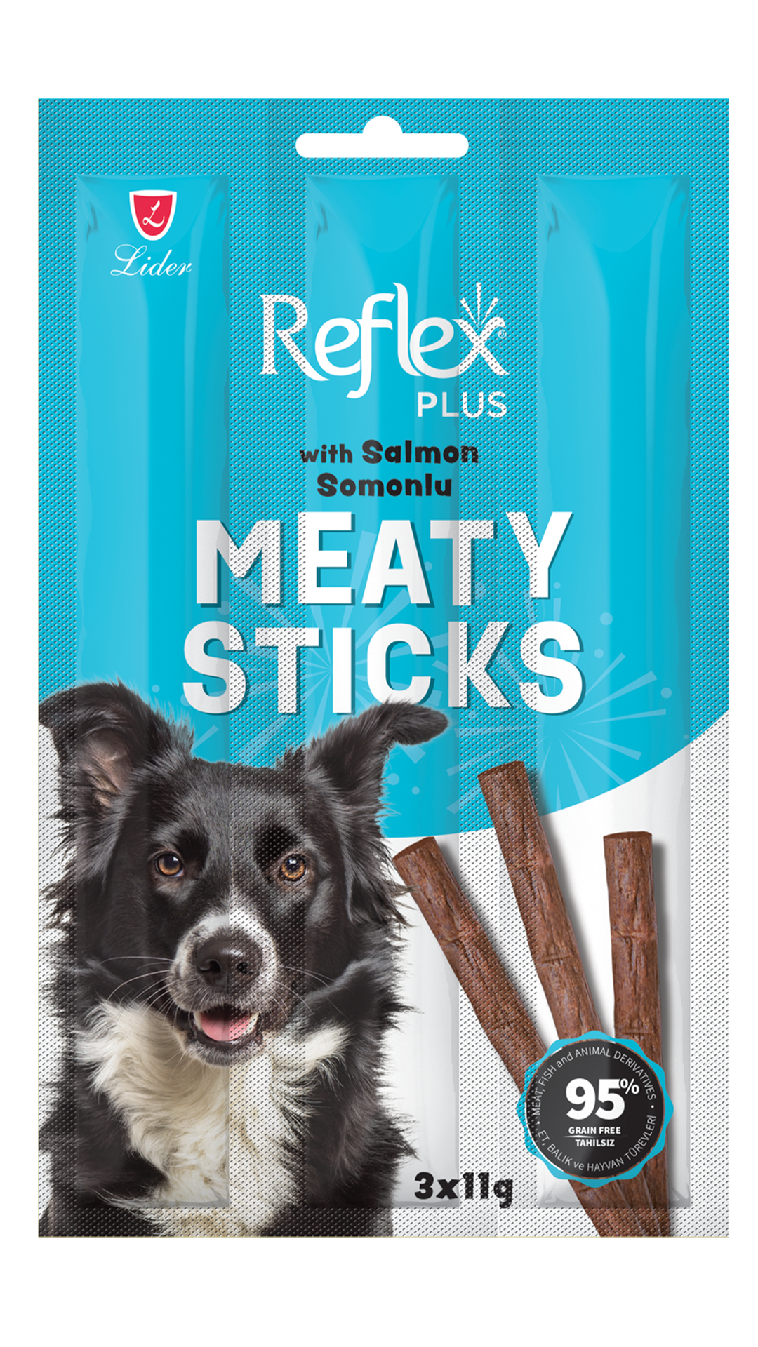 Reflex Somonlu Köpek Ödül Çubuğu 11 Gr 3 Adet