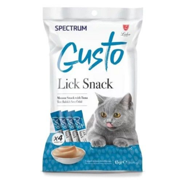 Spectrum Gusto Ton Balıklı Sıvı Kedi Ödül Maması 15gr (4'lü)