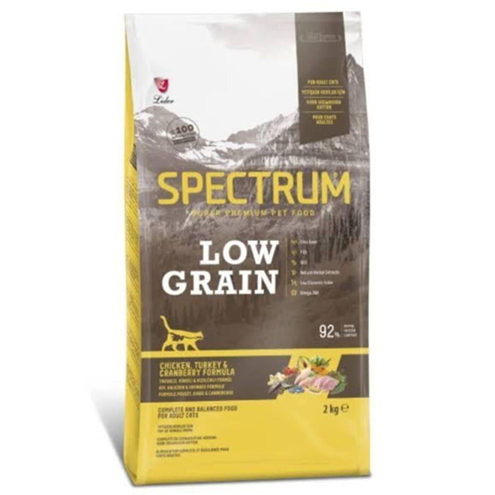 Spectrum Low Grain Yavru Kediler Için Tavuklu, Hindili Ve Kızılcıklı 2 Kg