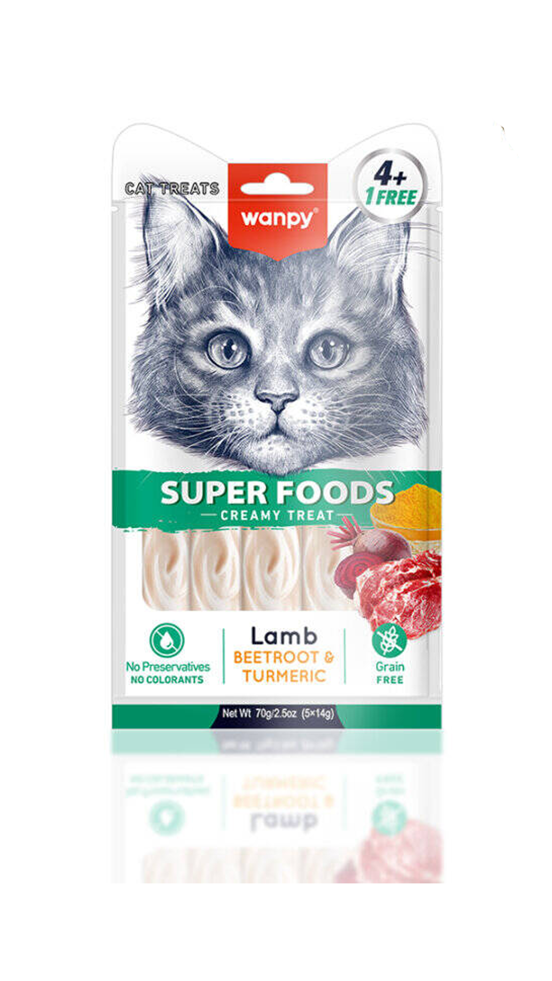 WANPY SUPERFOOD KUZULU PANCARLI ZERDECALLI KEDI KR