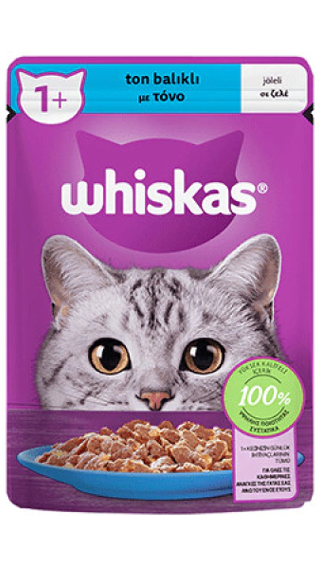 WHİSKAS POUCH GRAVY SOSLU TON BALIKLI 85GR